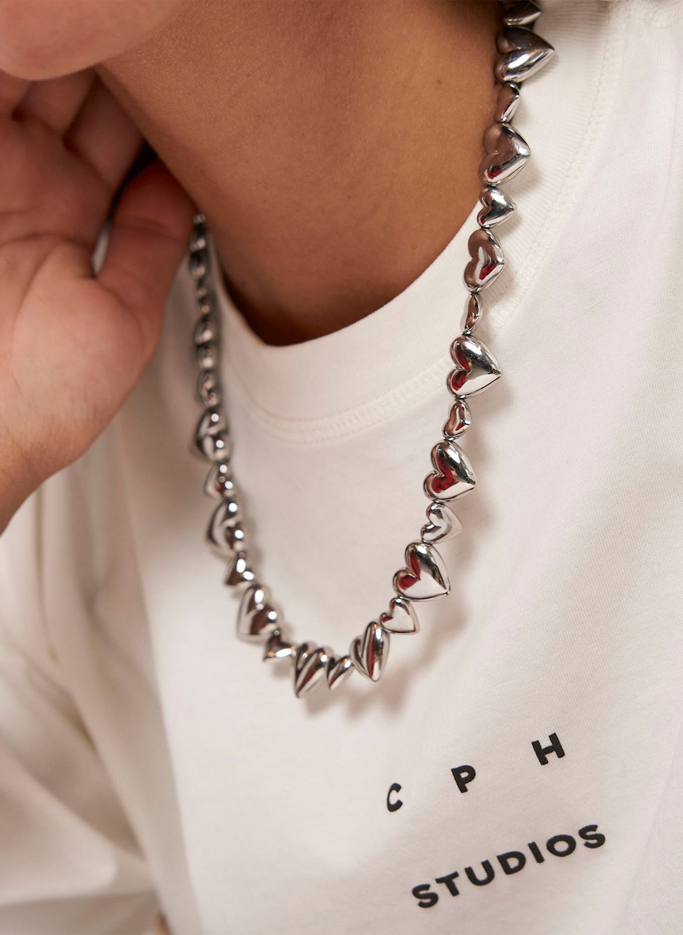 COPENHAGEN STUDIOS Halskette  aus  Edelstahl: SILBER