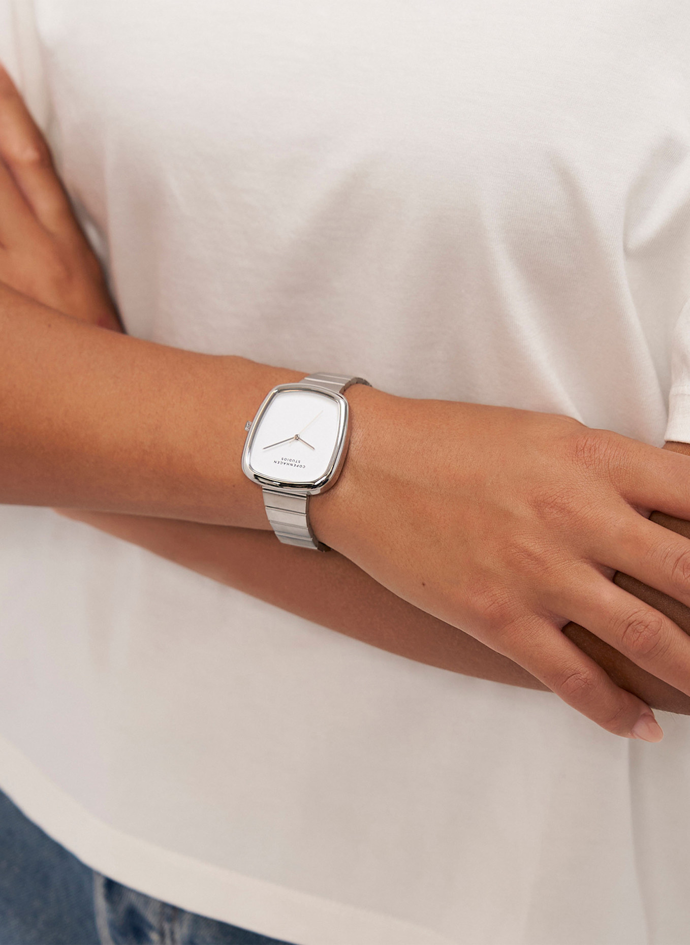 COPENHAGEN STUDIOS Armbanduhr  aus  Edelstahl: SILBER