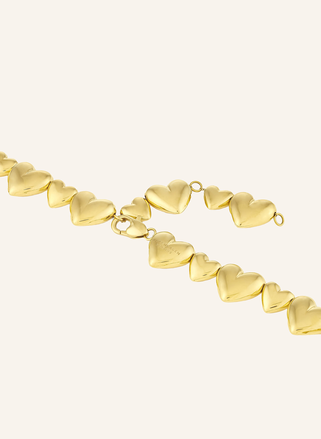 COPENHAGEN STUDIOS Halskette  aus  Edelstahl: GOLD