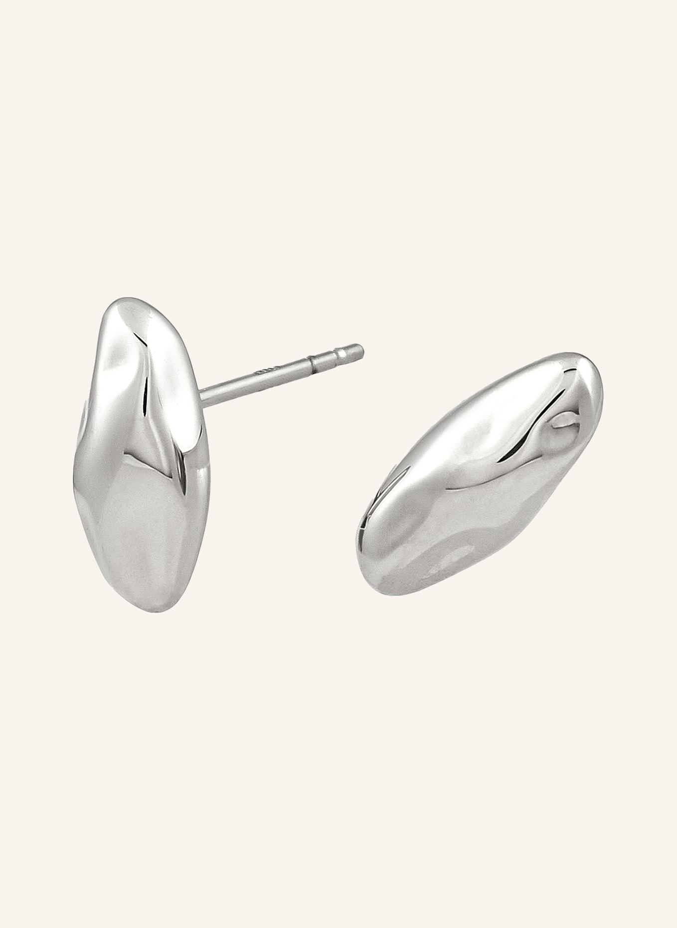 COPENHAGEN STUDIOS Ohrstecker  aus  Edelstahl: SILBER