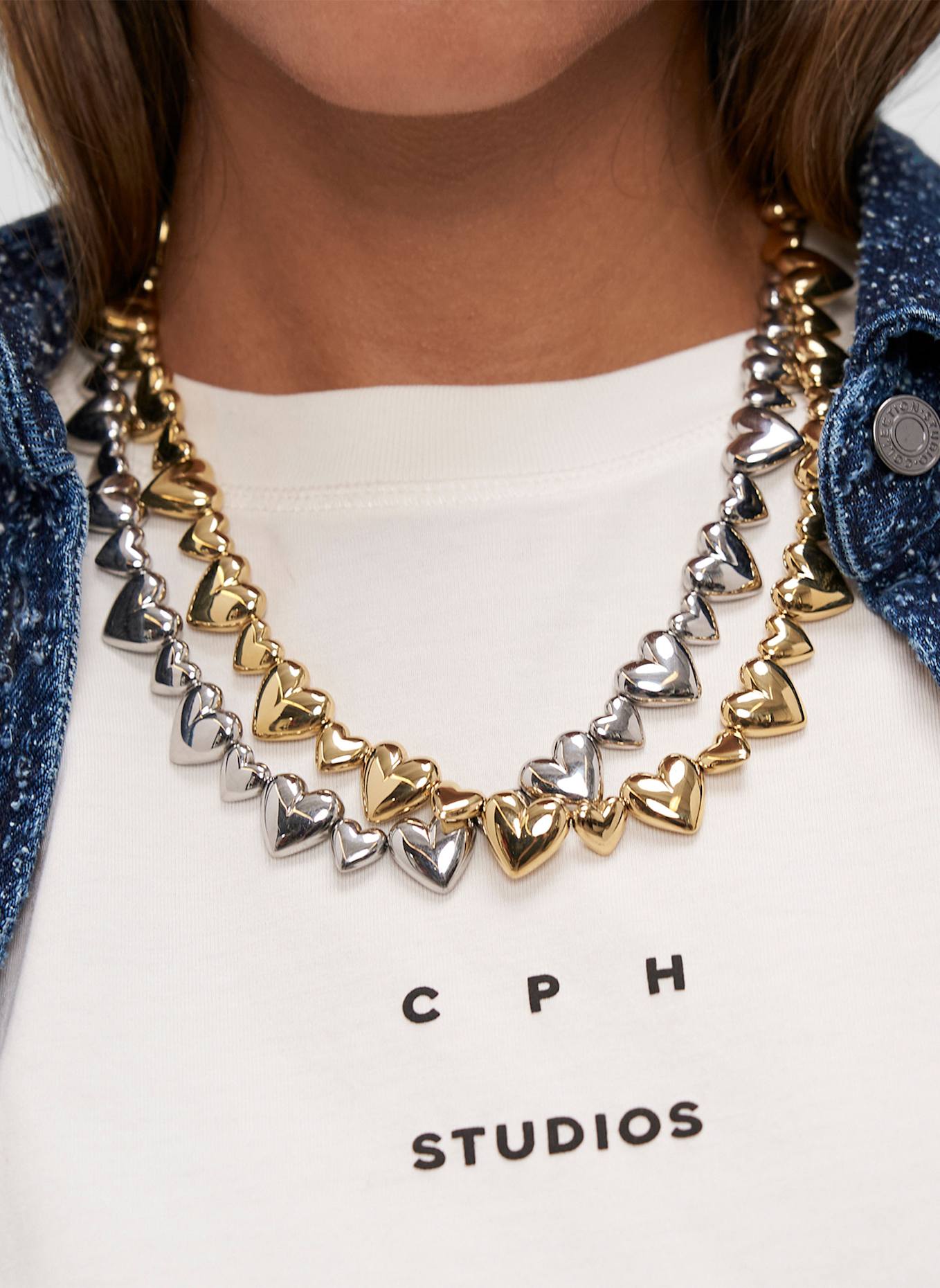 COPENHAGEN STUDIOS Halskette  aus  Edelstahl: SILBER