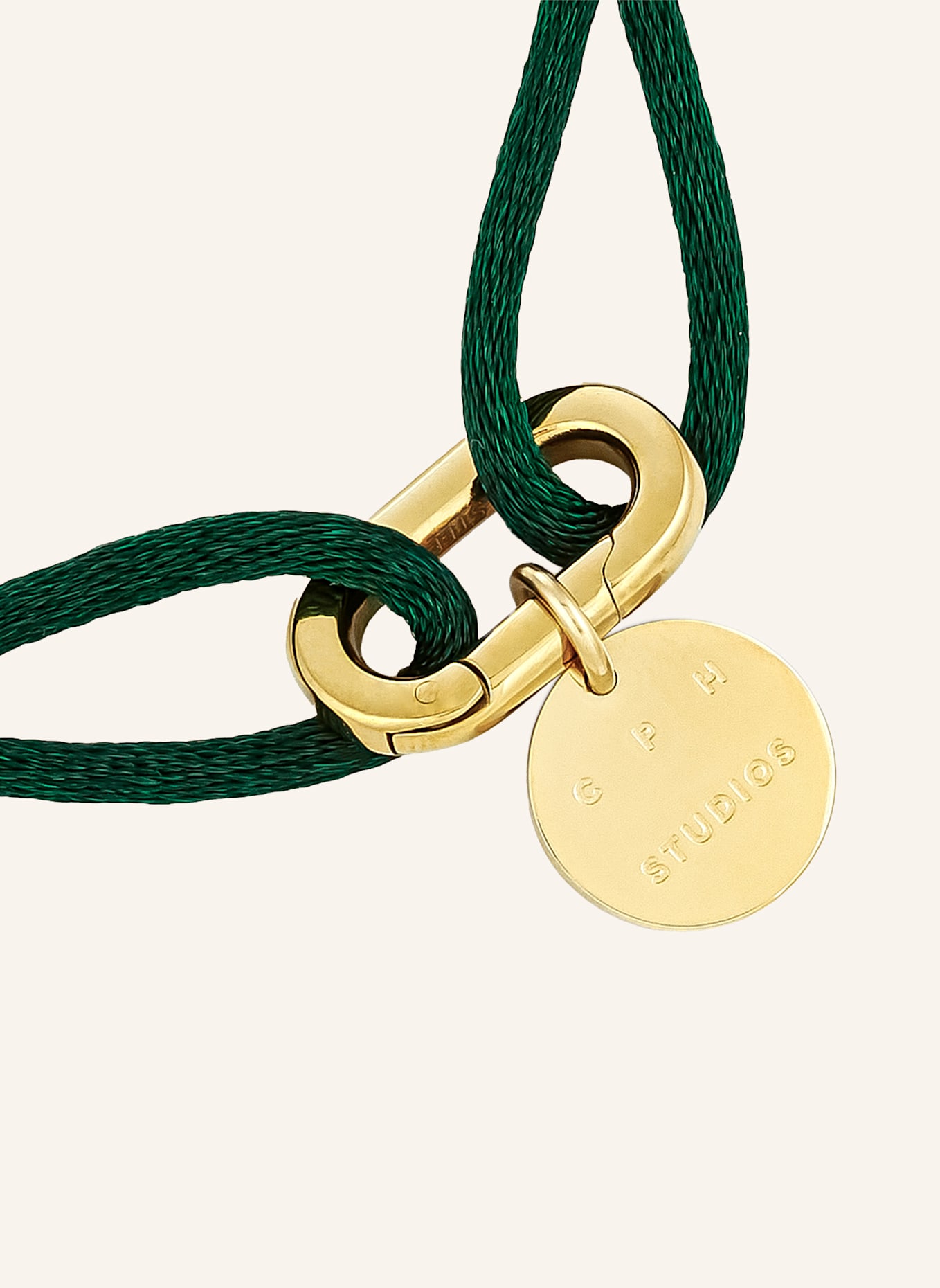 COPENHAGEN STUDIOS Armband  aus  Edelstahl: GRÜN