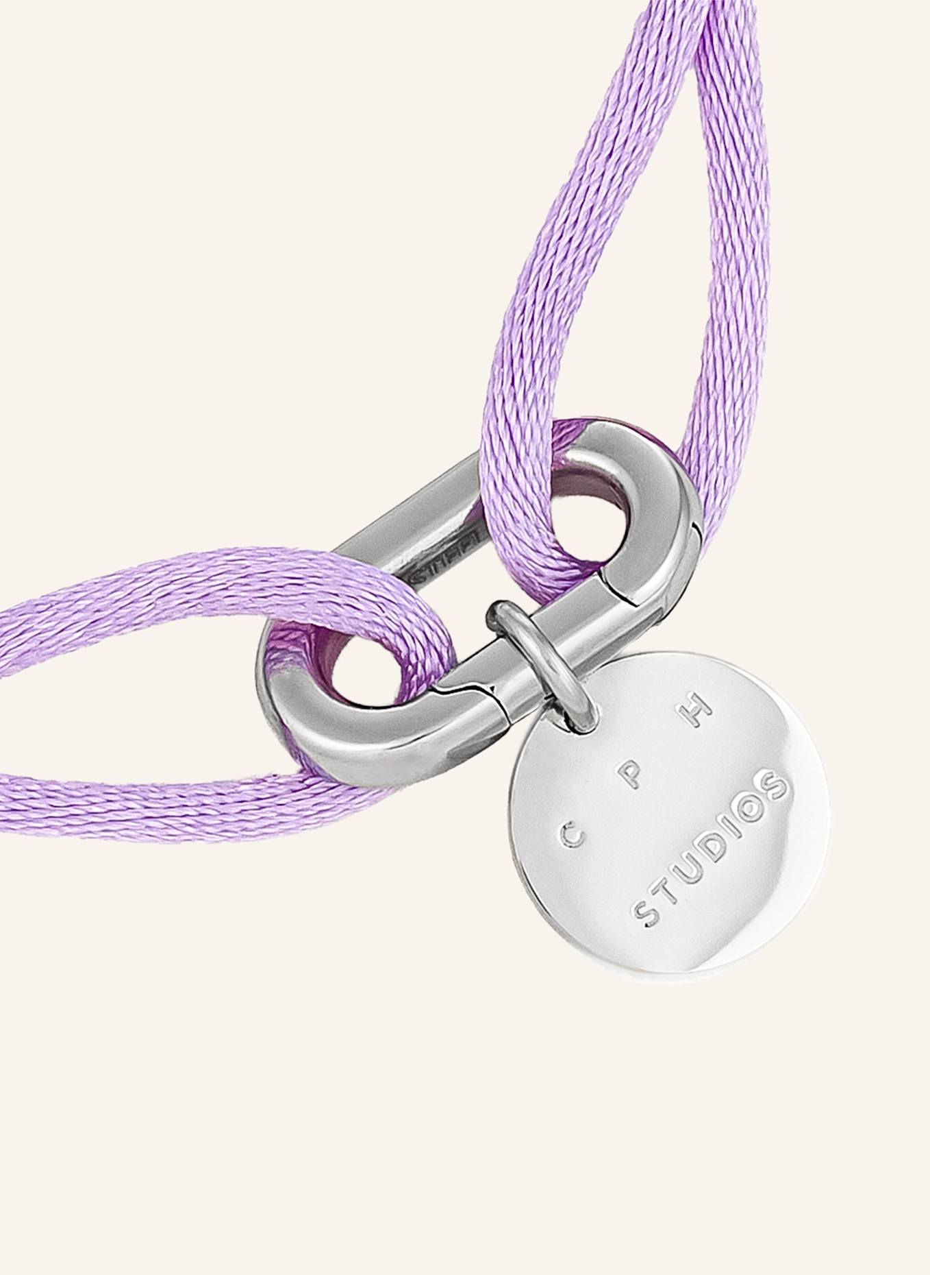 COPENHAGEN STUDIOS Armband aus Edelstahl: LILA