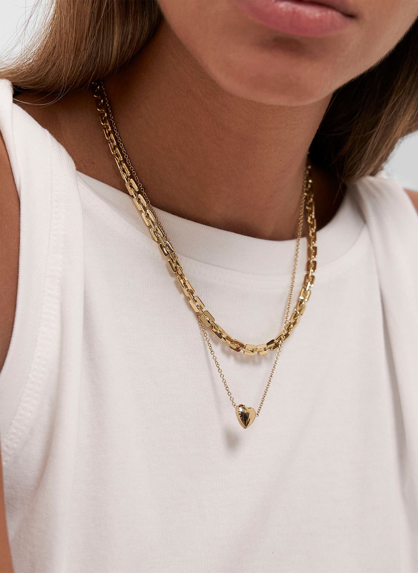 COPENHAGEN STUDIOS Halskette aus Edelstahl: GOLD