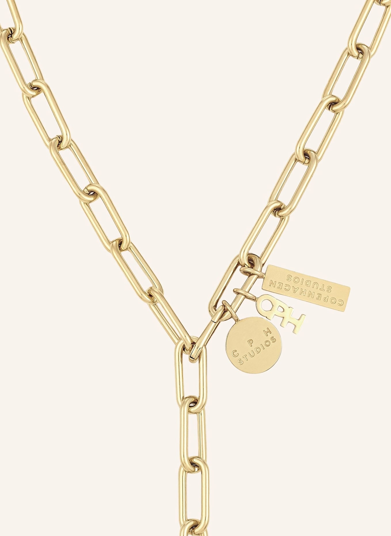 COPENHAGEN STUDIOS Halskette  aus  Edelstahl: GOLD