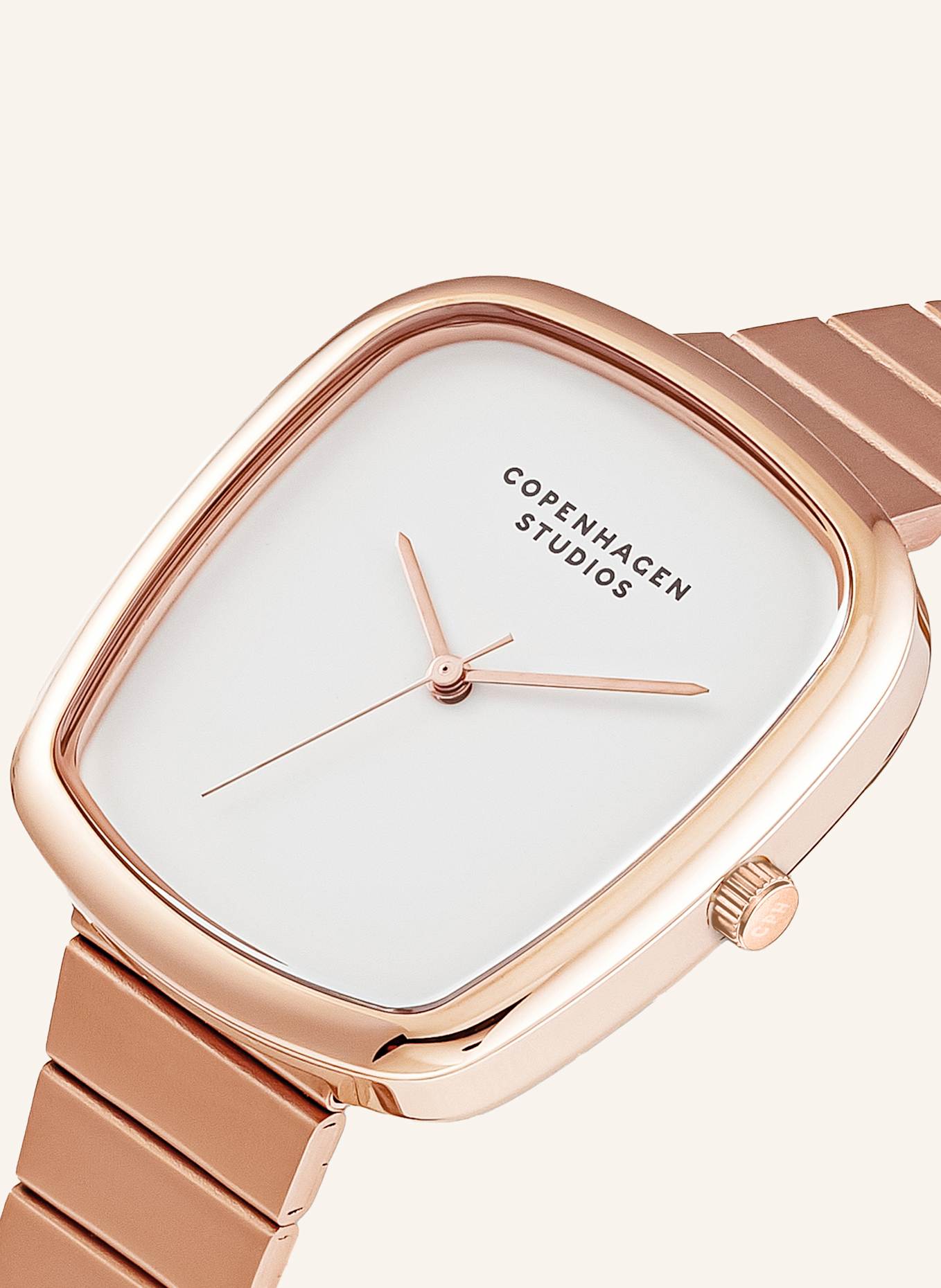 COPENHAGEN STUDIOS Armbanduhr  aus  Edelstahl: ROSÉGOLD