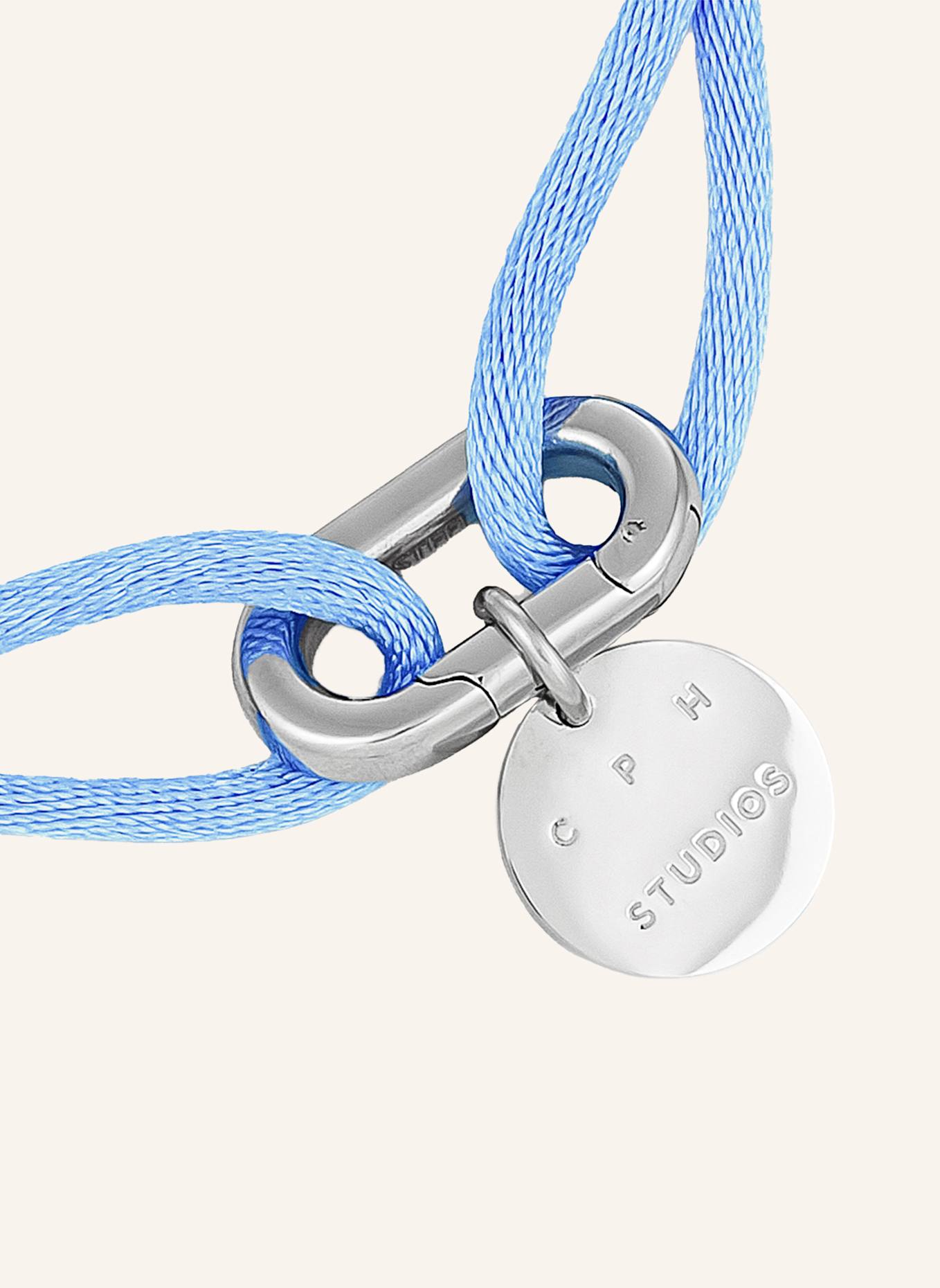 COPENHAGEN STUDIOS Armband  aus  Edelstahl: HELLBLAU