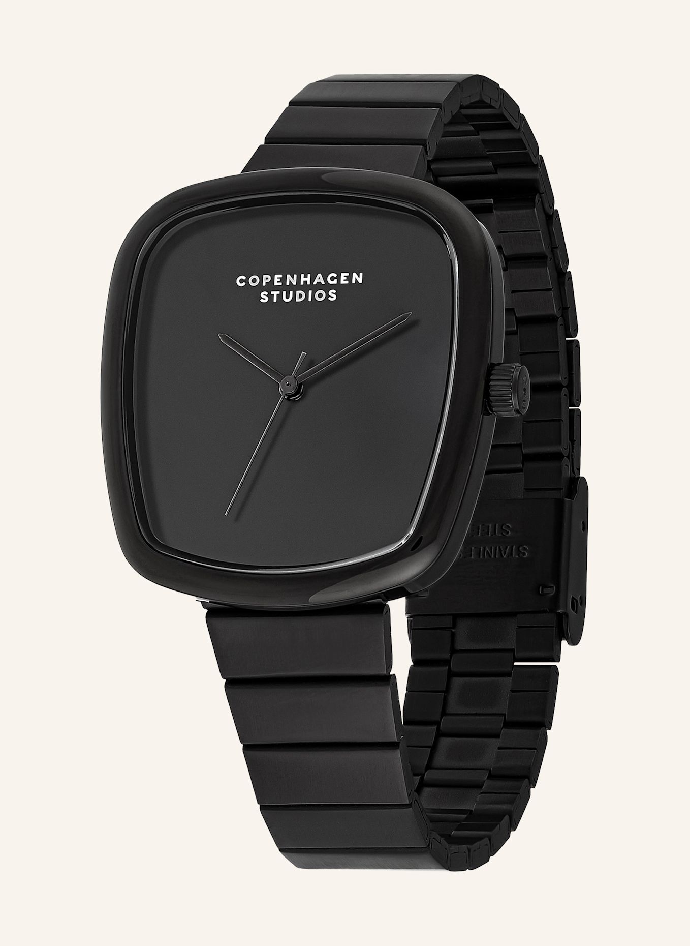COPENHAGEN STUDIOS Armbanduhr aus Edelstahl: SCHWARZ
