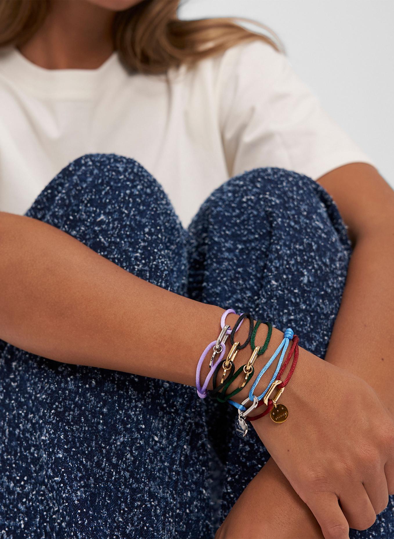 COPENHAGEN STUDIOS Armband  aus  Edelstahl: HELLBLAU