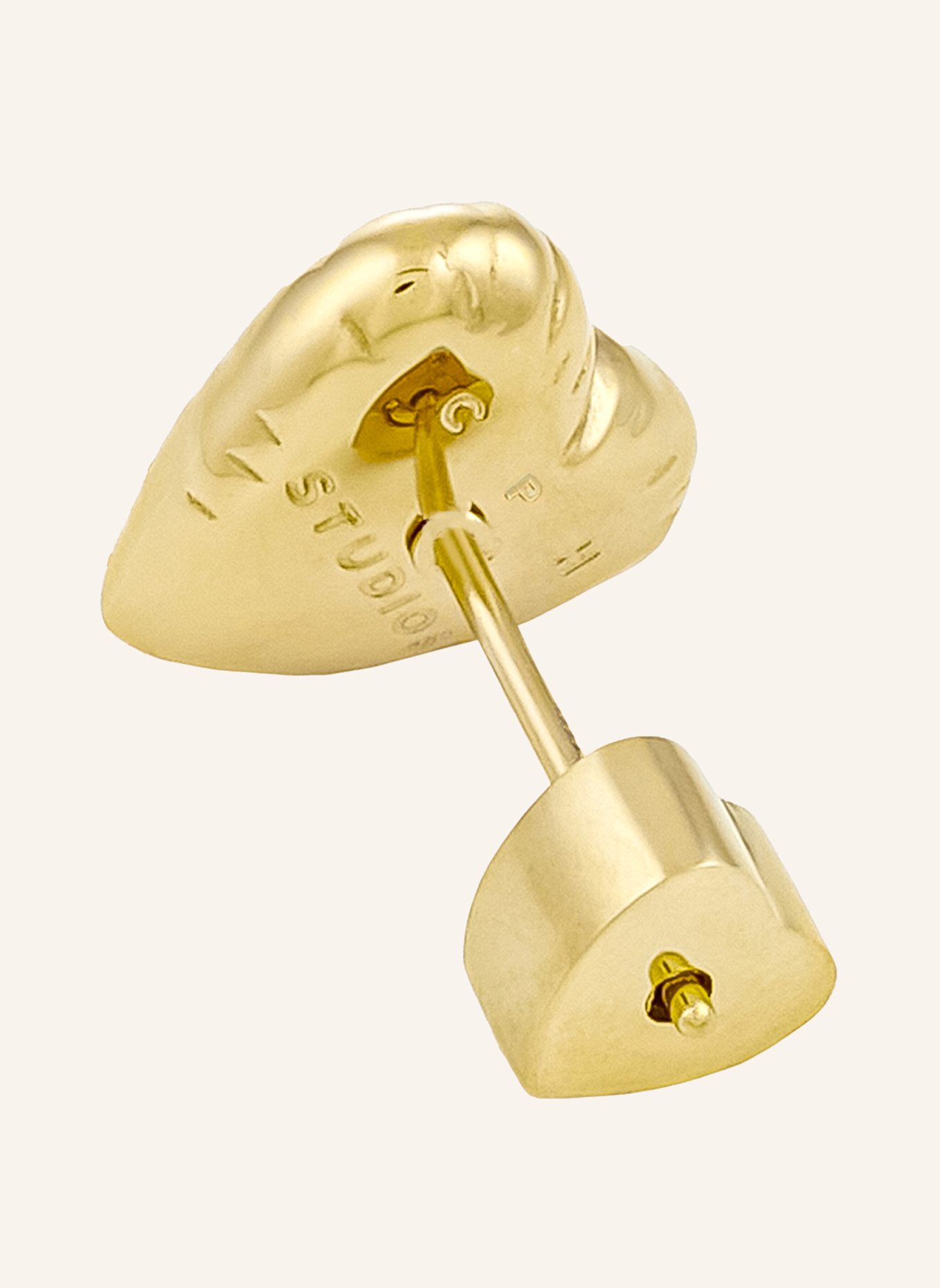 COPENHAGEN STUDIOS Ohrstecker  aus  Edelstahl: GOLD