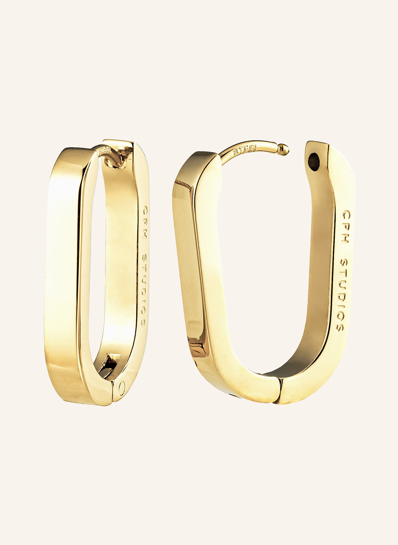 COPENHAGEN STUDIOS Creolen  aus  Edelstahl: GOLD