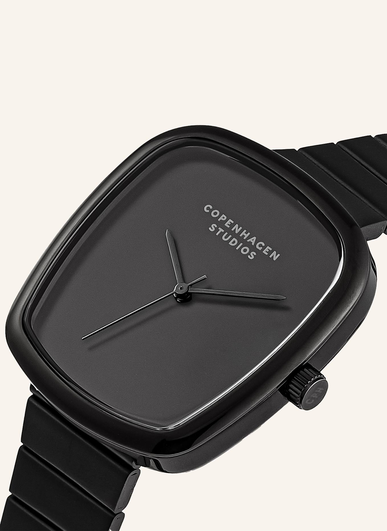 COPENHAGEN STUDIOS Armbanduhr aus Edelstahl: SCHWARZ