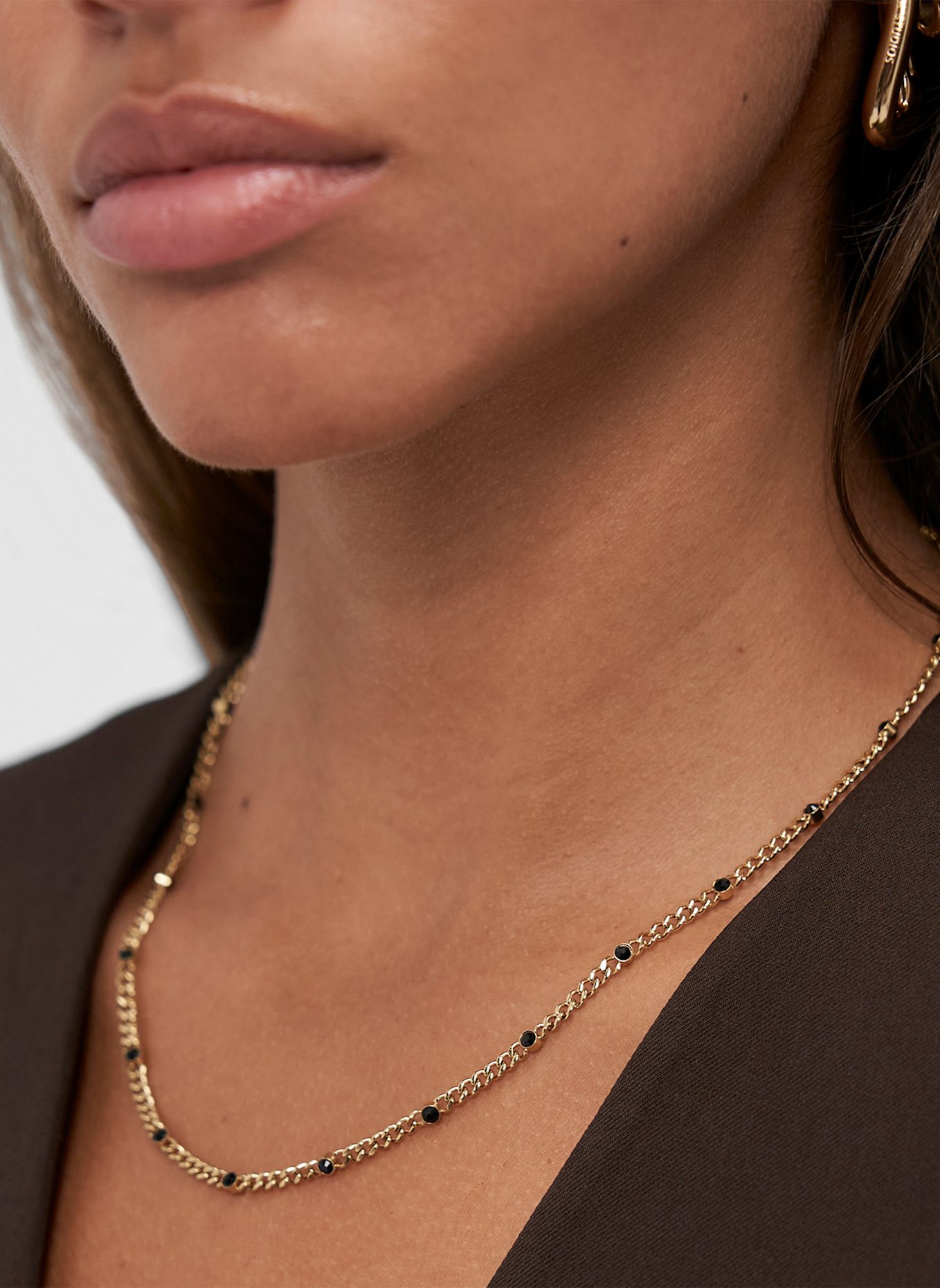 COPENHAGEN STUDIOS Halskette  aus  Edelstahl: GOLD