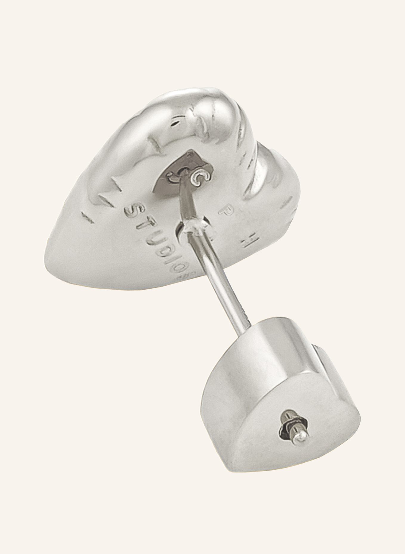 COPENHAGEN STUDIOS Ohrstecker  aus  Edelstahl: SILBER