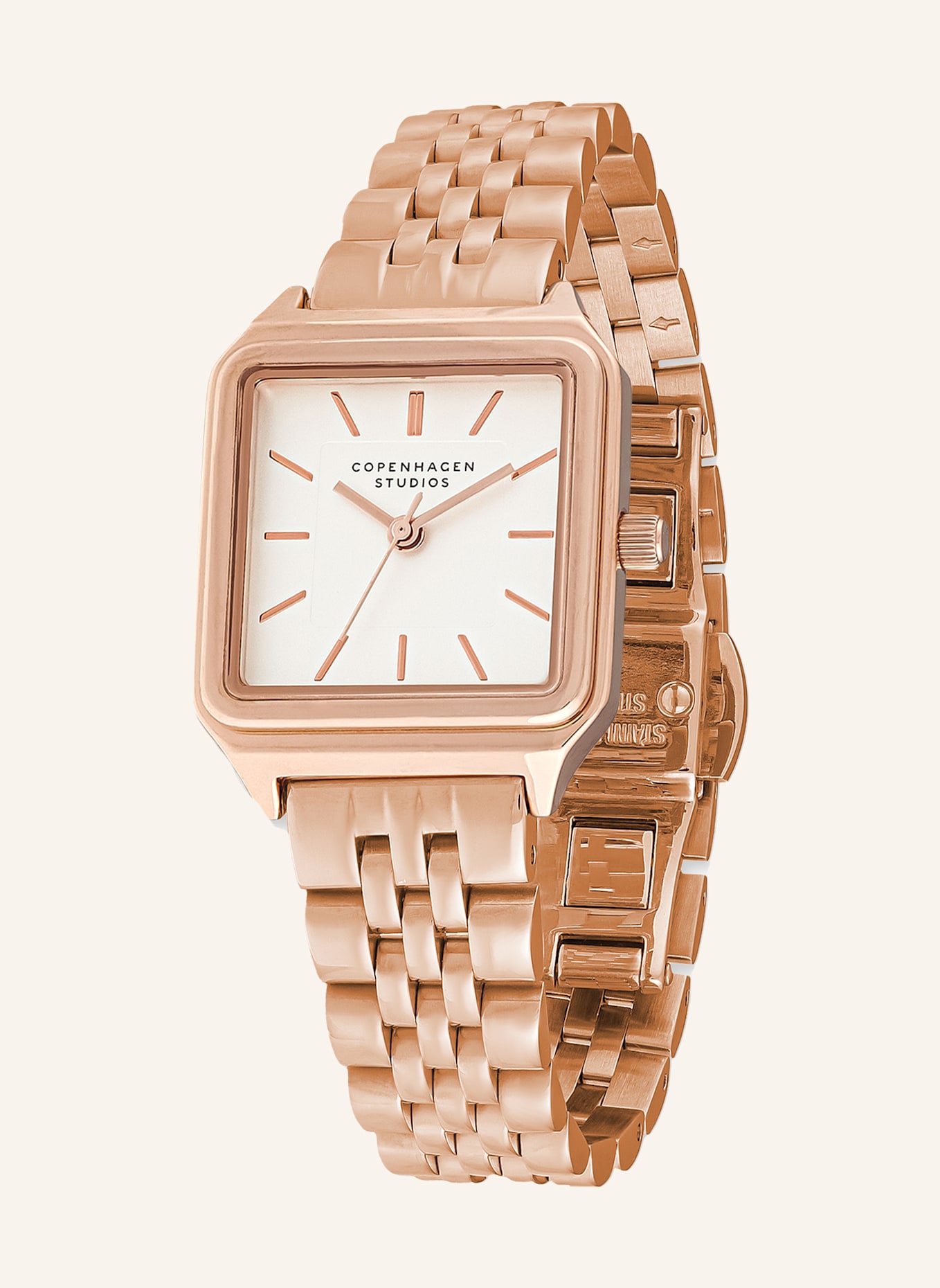 COPENHAGEN STUDIOS Armbanduhr  aus  Edelstahl: ROSÉGOLD