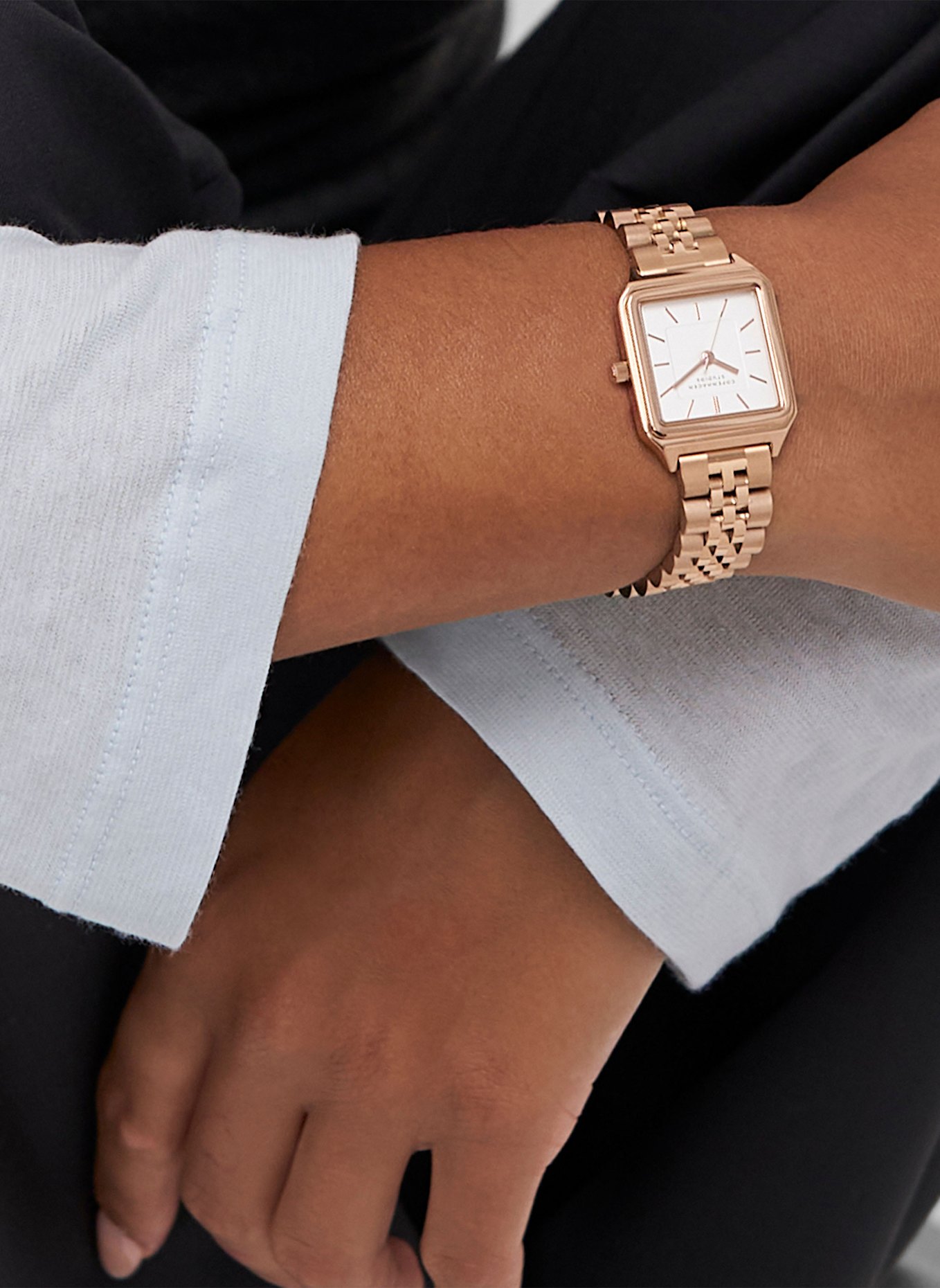 COPENHAGEN STUDIOS Armbanduhr  aus  Edelstahl: ROSÉGOLD