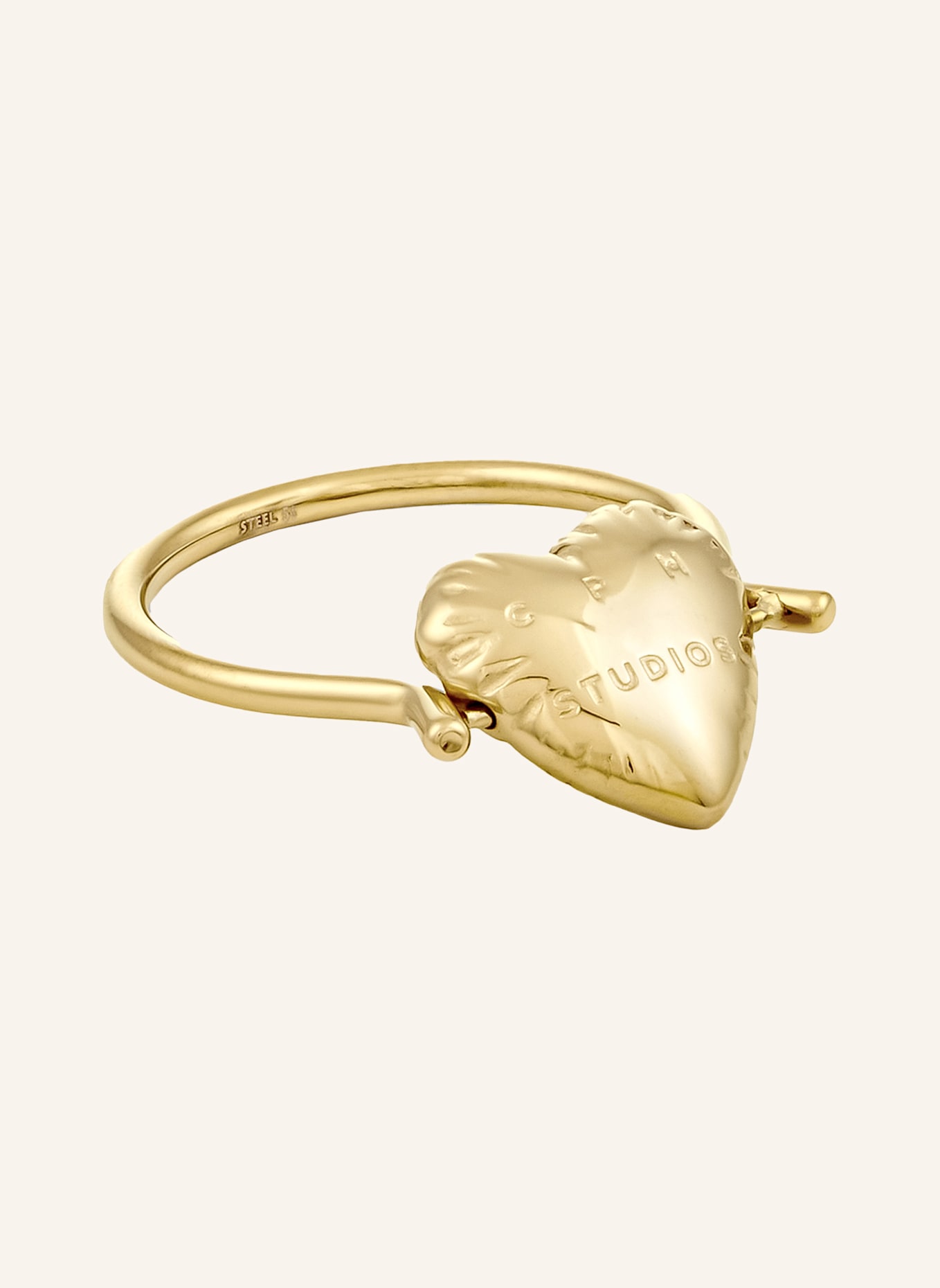 COPENHAGEN STUDIOS Ring  aus  Edelstahl: GOLD