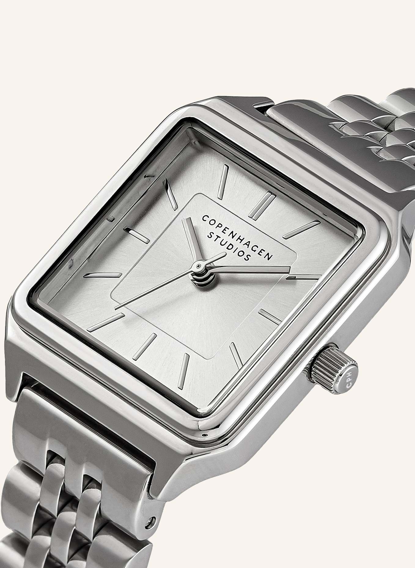 COPENHAGEN STUDIOS Armbanduhr  aus  Edelstahl: SILBER