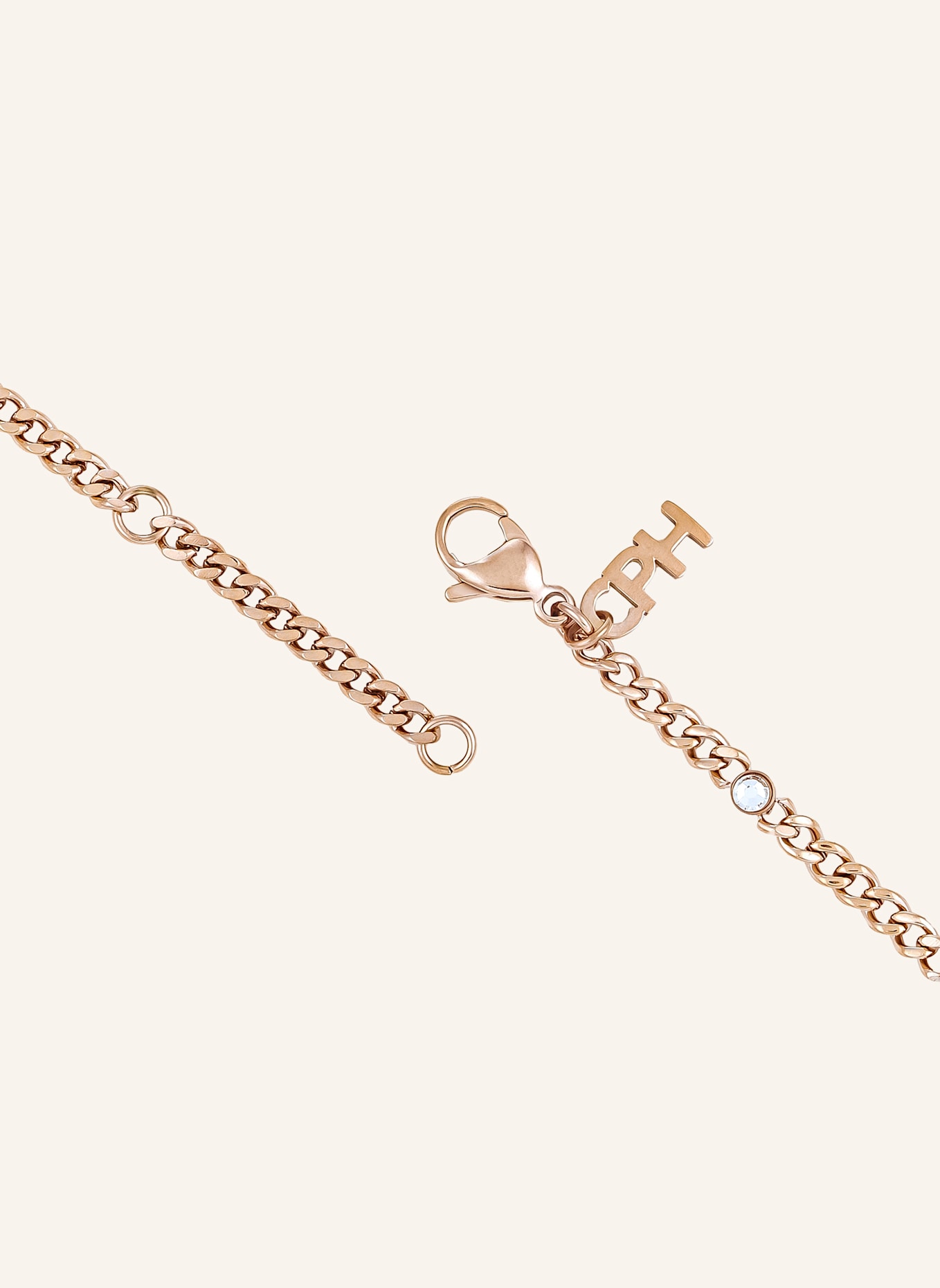 COPENHAGEN STUDIOS Armband  aus  Edelstahl: ROSÉGOLD