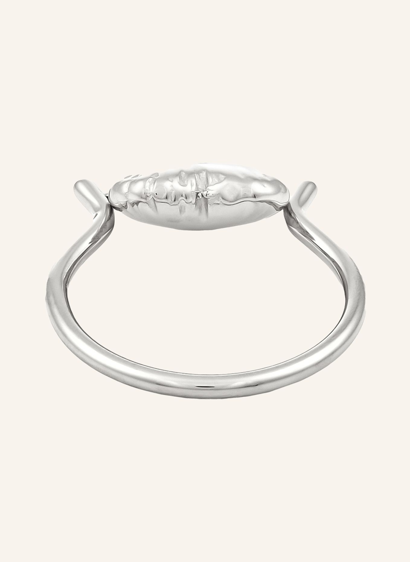 COPENHAGEN STUDIOS Ring van roestvrij staal: ZILVER