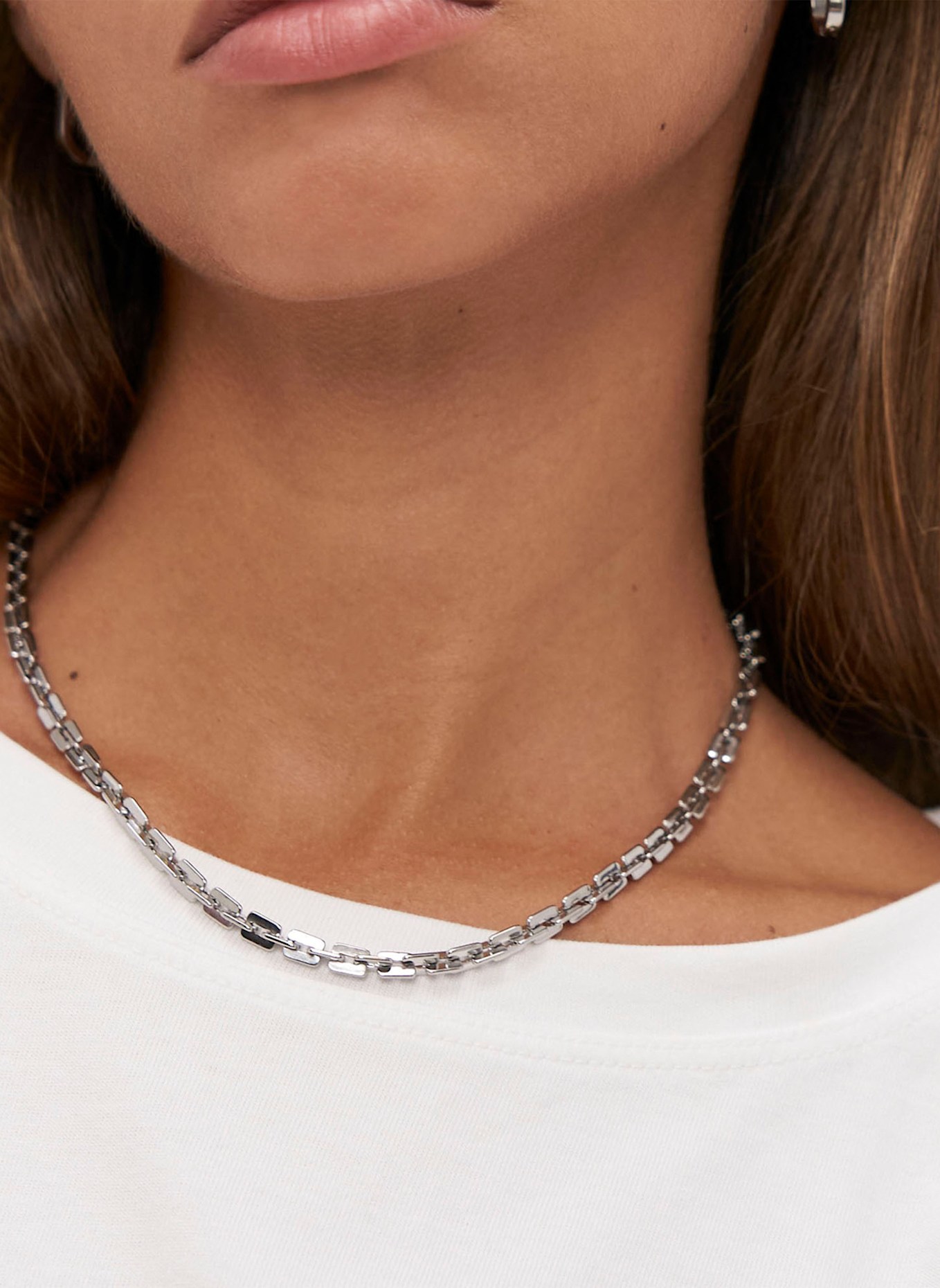 COPENHAGEN STUDIOS Halskette  aus  Edelstahl: SILBER