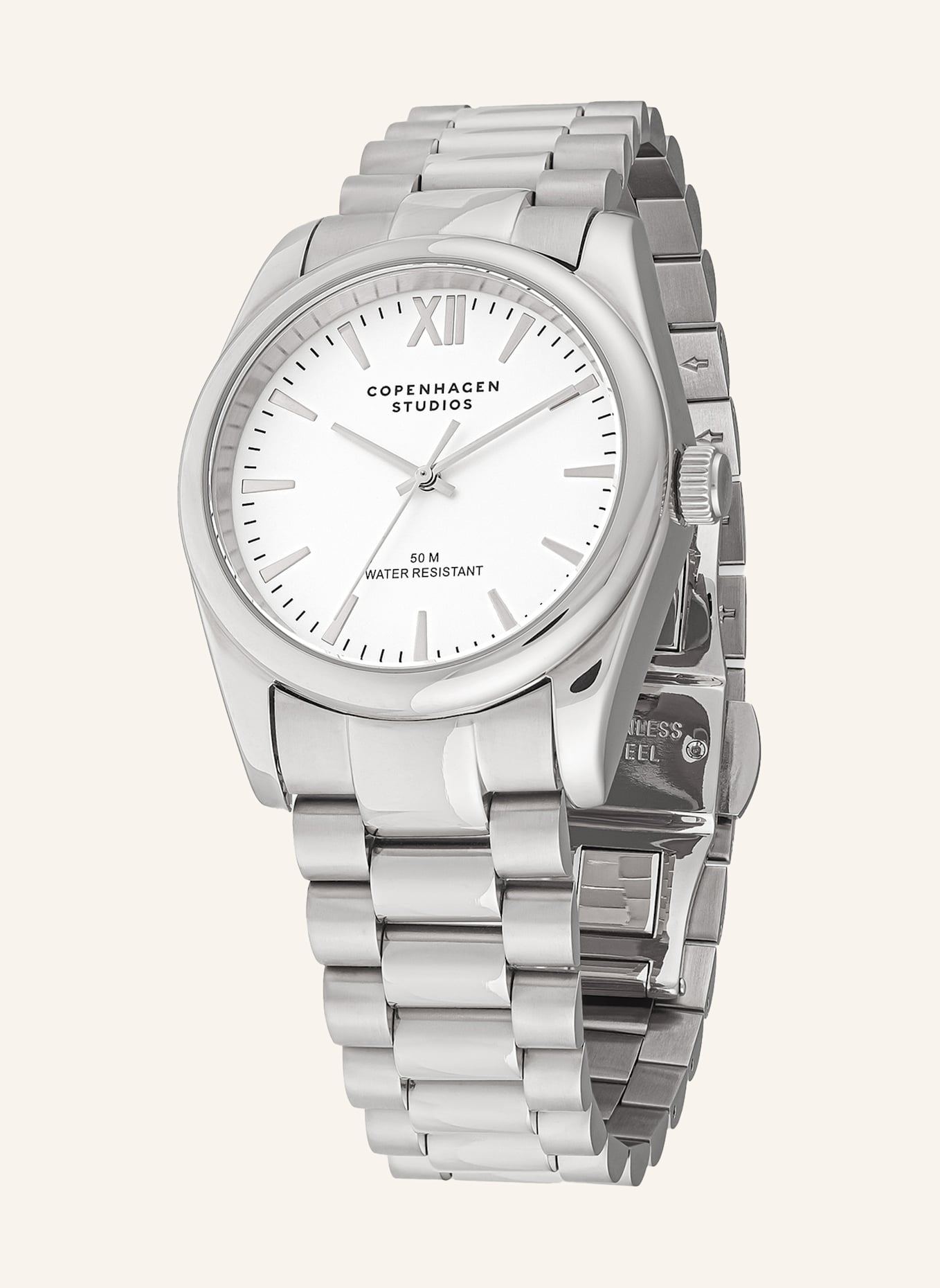 COPENHAGEN STUDIOS Armbanduhr  aus  Edelstahl: SILBER