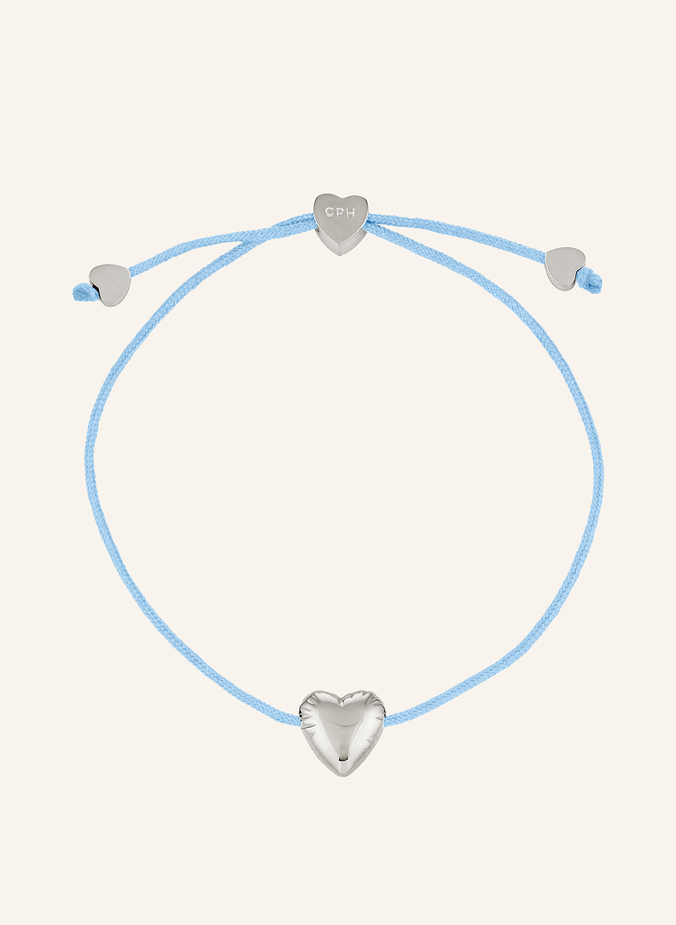 COPENHAGEN STUDIOS Armband  aus  Edelstahl: HELLBLAU
