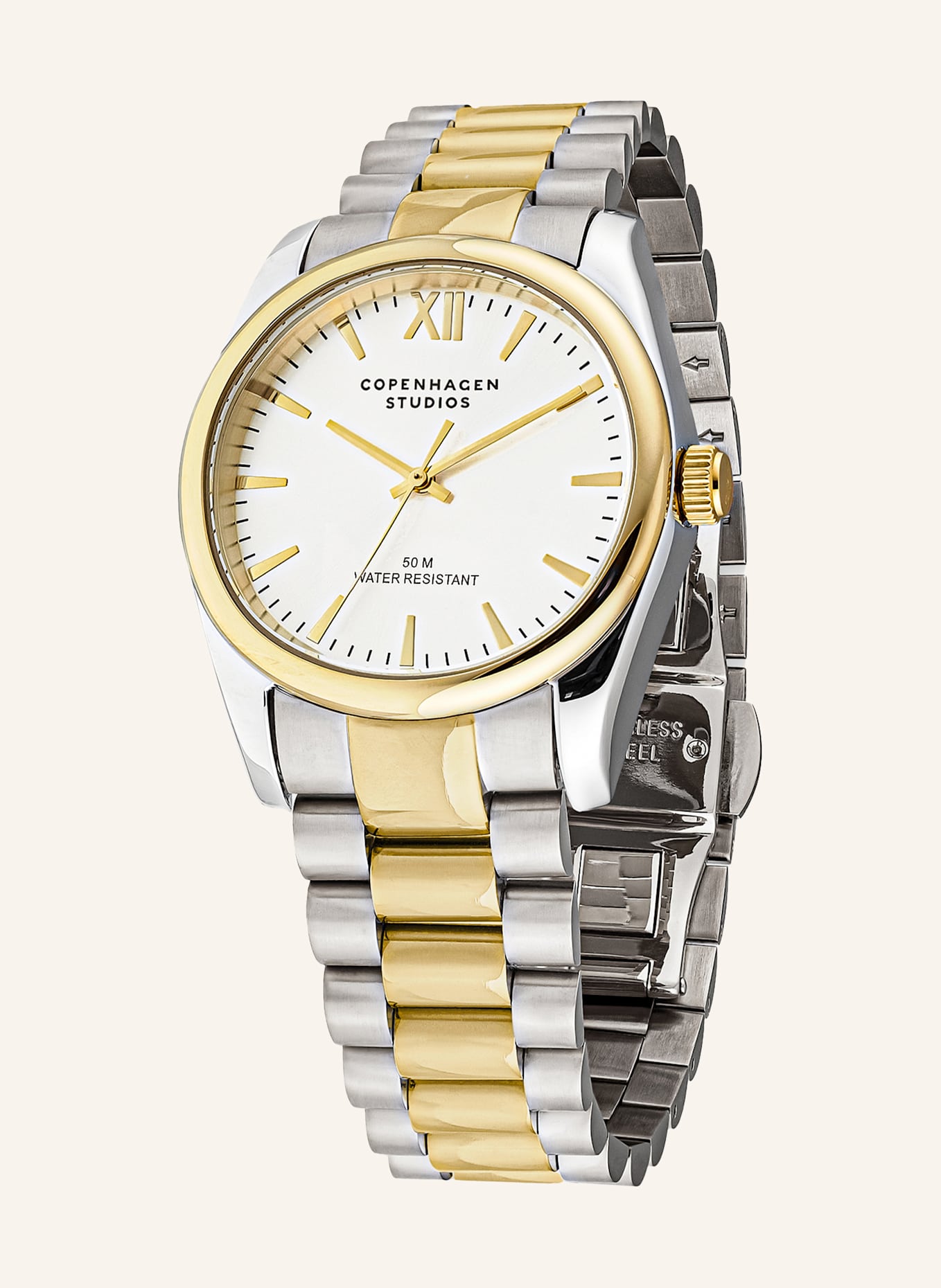 COPENHAGEN STUDIOS Armbanduhr  aus  Edelstahl: SILBER/ GOLD