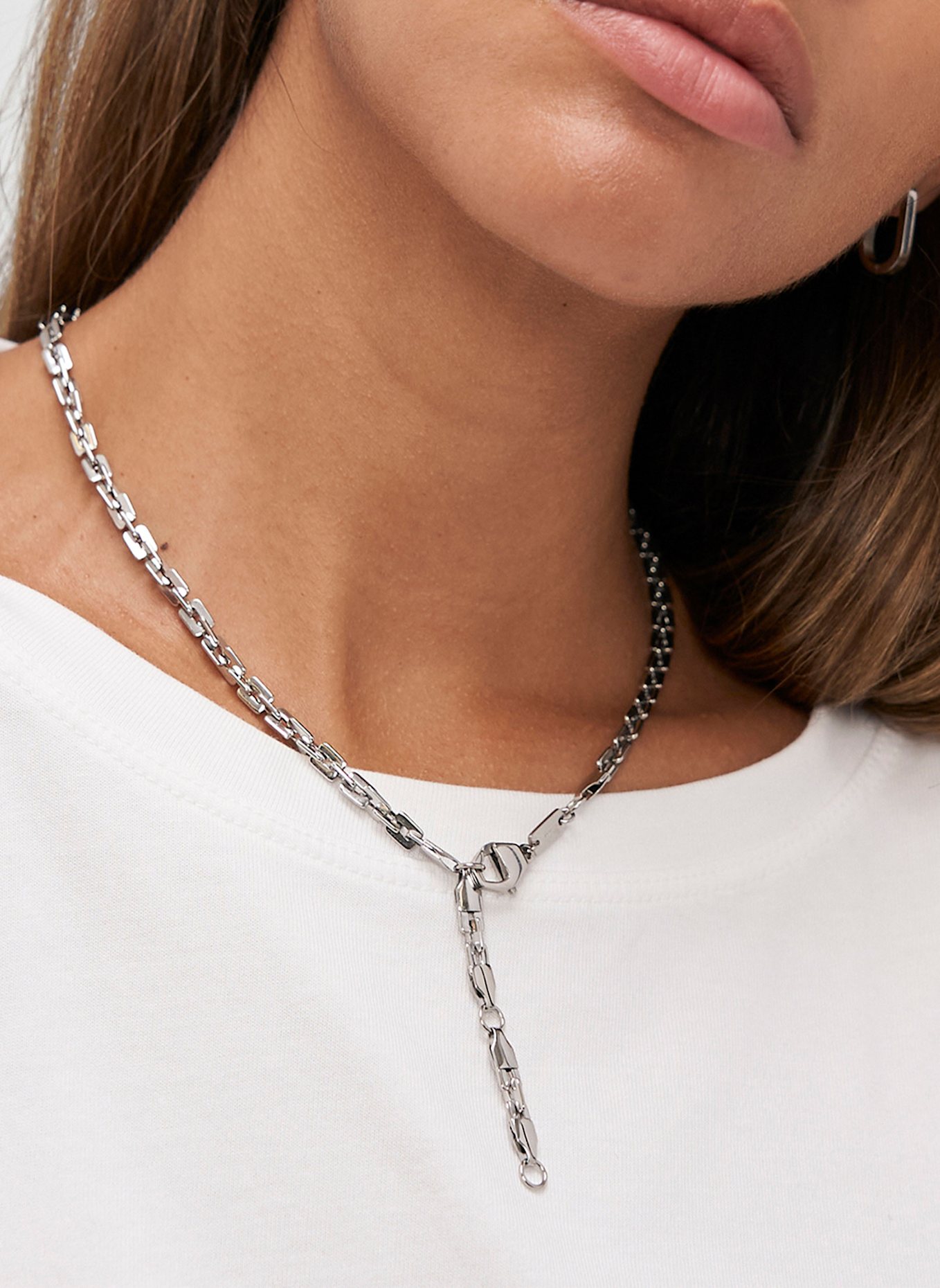 COPENHAGEN STUDIOS Halskette  aus  Edelstahl: SILBER