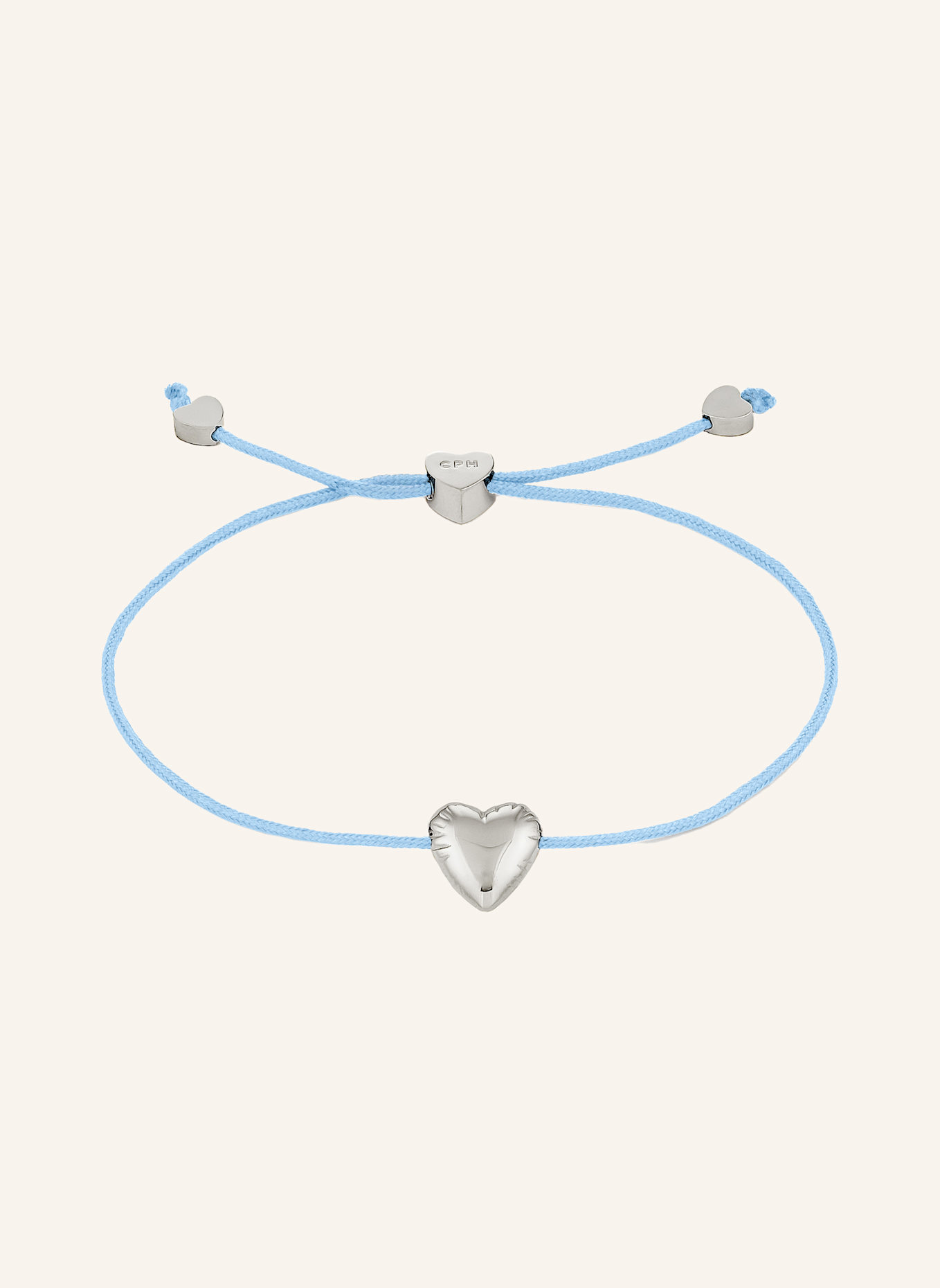 COPENHAGEN STUDIOS Armband  aus  Edelstahl: HELLBLAU