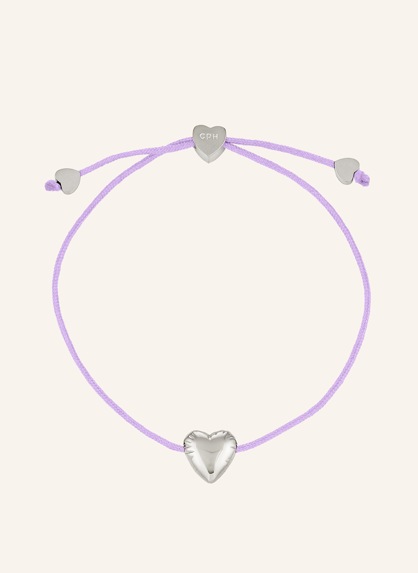 COPENHAGEN STUDIOS Armband  aus  Edelstahl: LILA