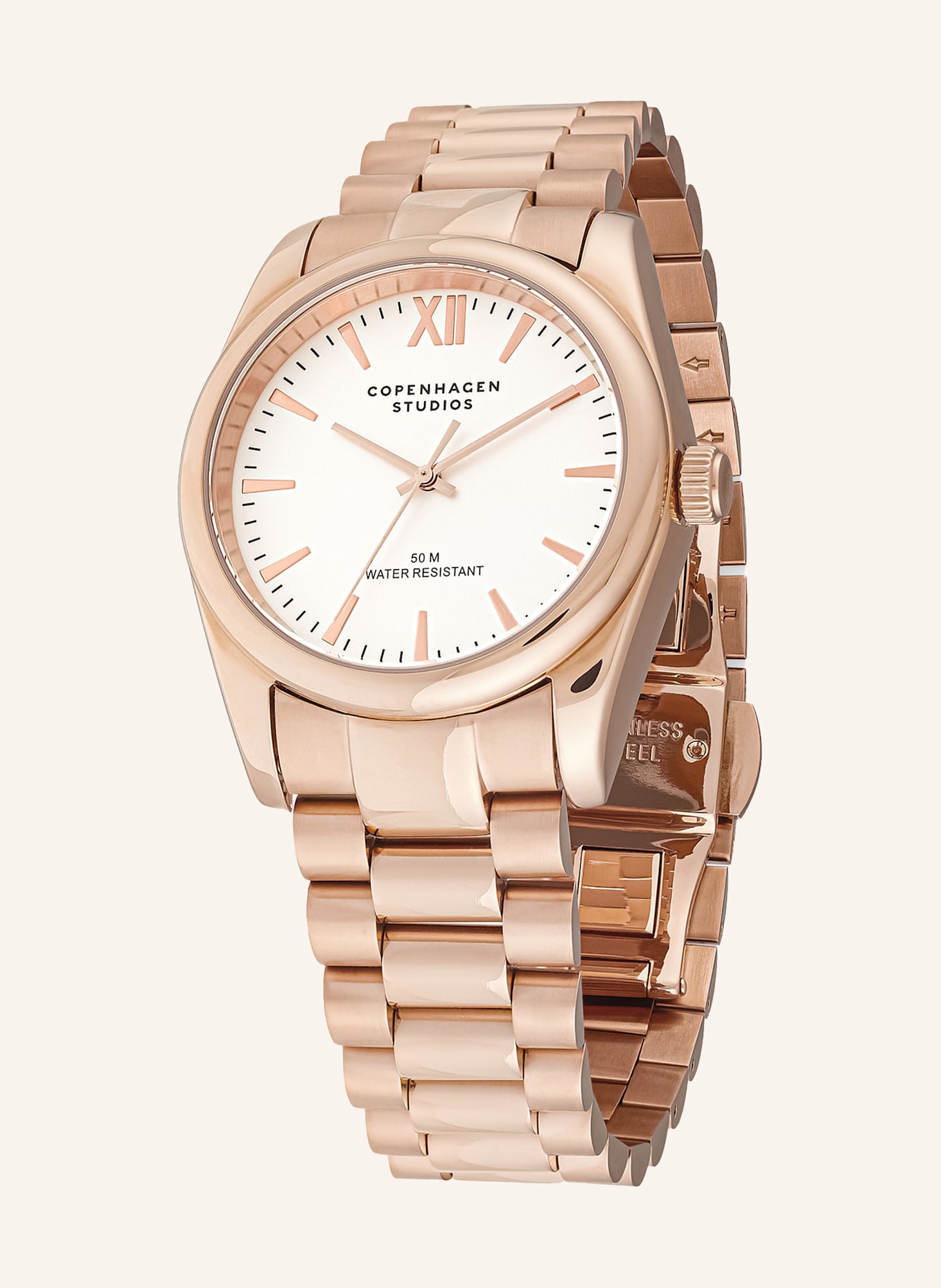 COPENHAGEN STUDIOS Armbanduhr  aus  Edelstahl: ROSÉGOLD