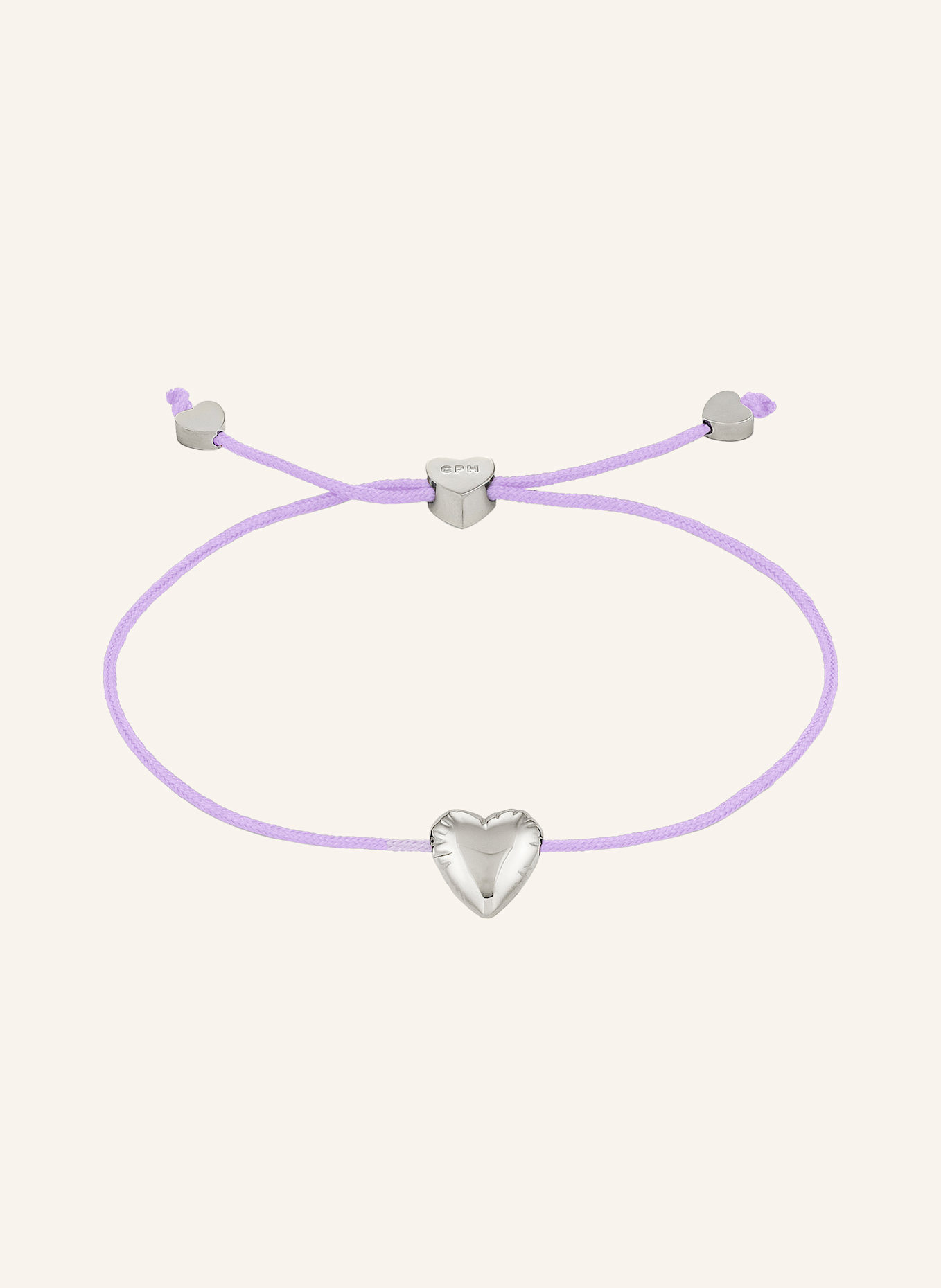 COPENHAGEN STUDIOS Armband  aus  Edelstahl: LILA