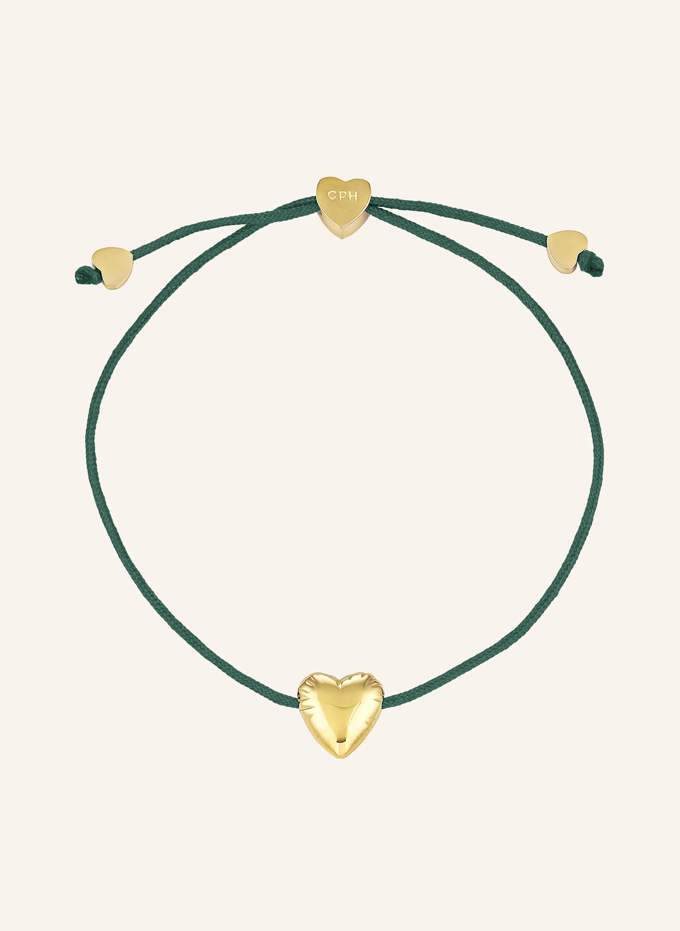 COPENHAGEN STUDIOS Armband  aus  Edelstahl: GRÜN