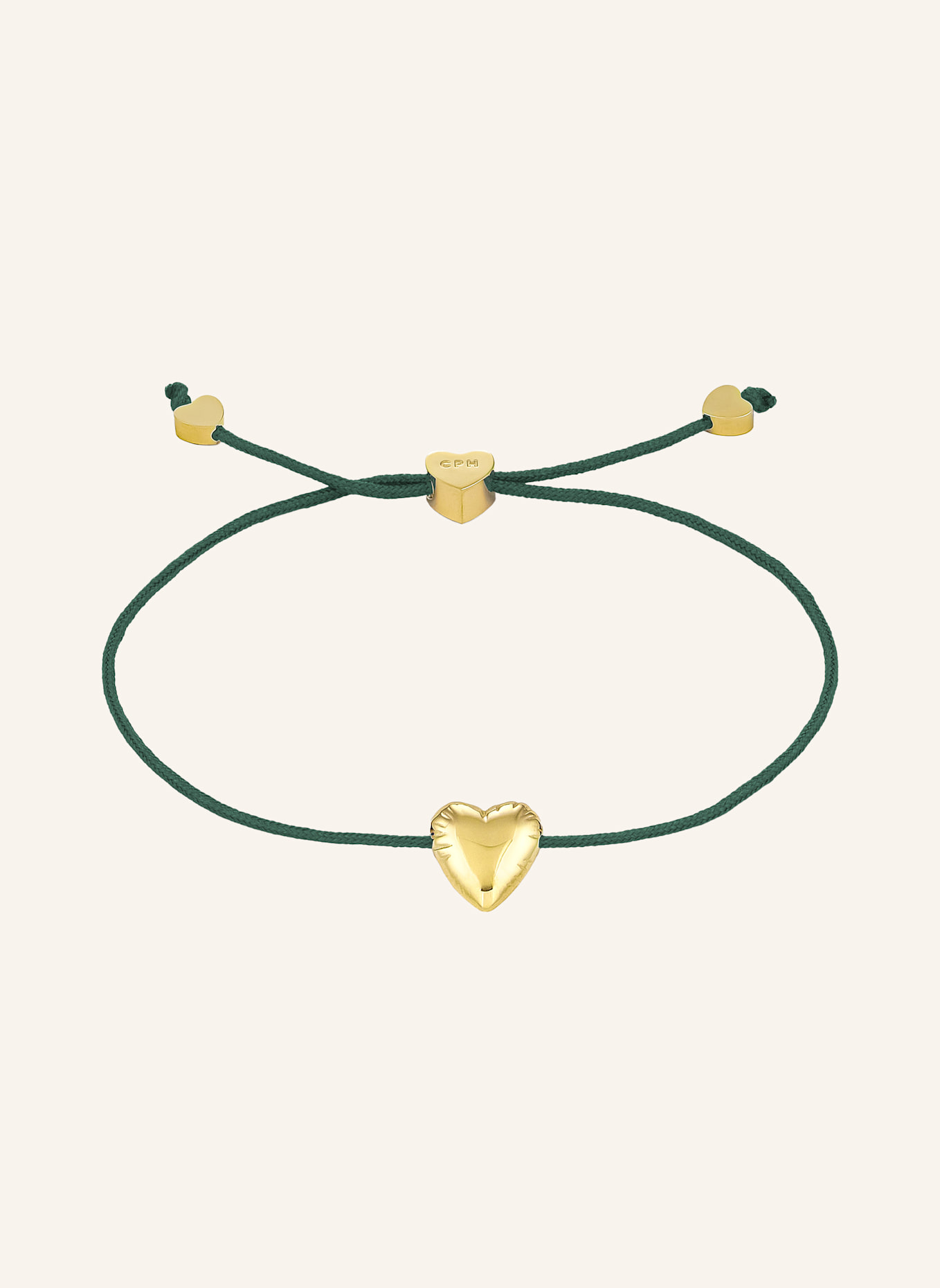 COPENHAGEN STUDIOS Armband  aus  Edelstahl: GRÜN