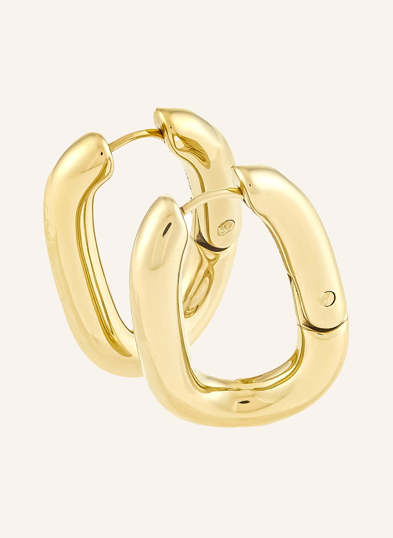 COPENHAGEN STUDIOS Creolen  aus  Edelstahl: GOLD