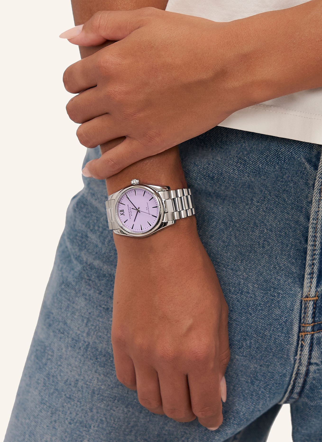 COPENHAGEN STUDIOS Armbanduhr aus Edelstahl: SILBER