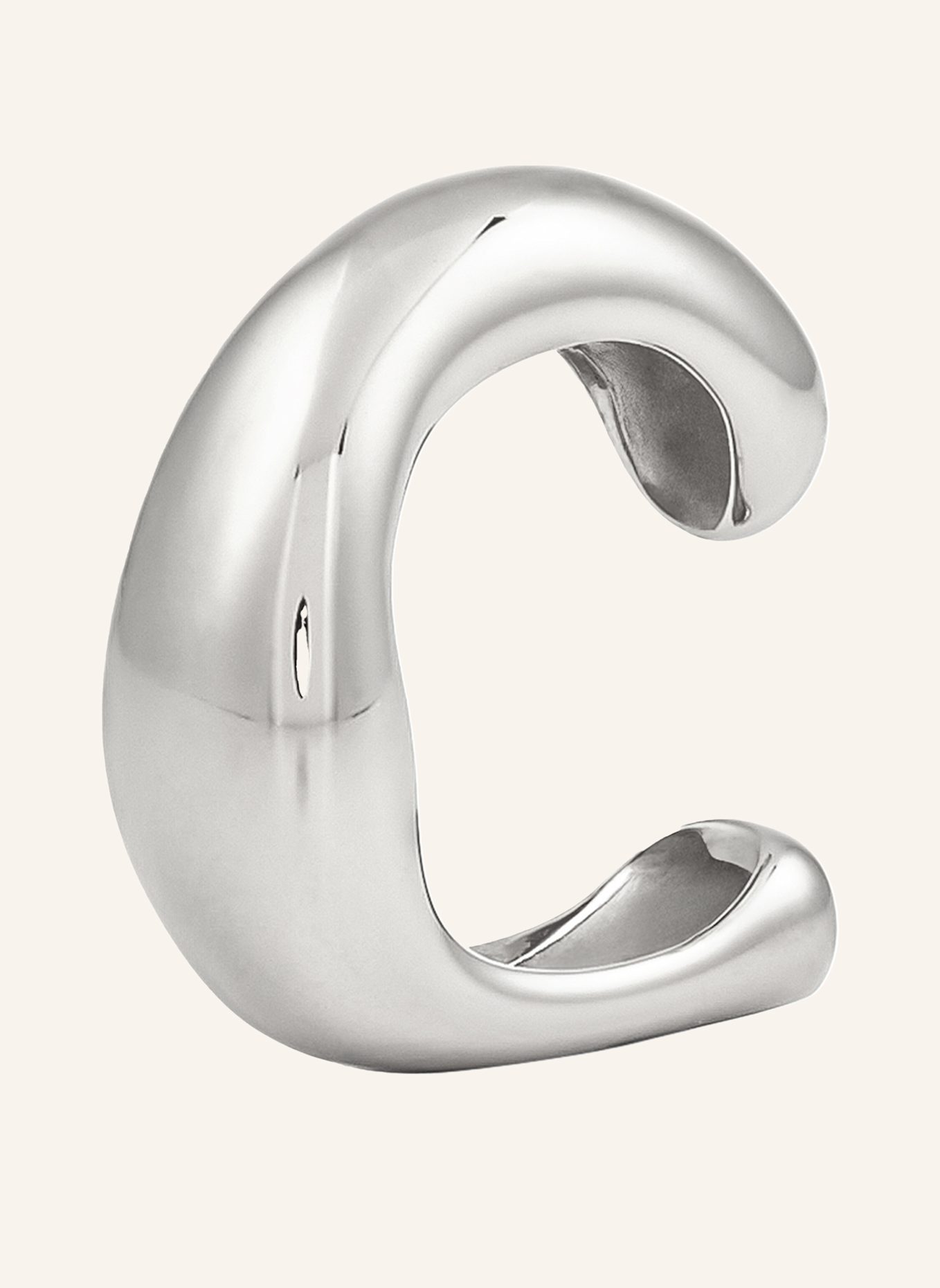 COPENHAGEN STUDIOS Creolen  aus  Edelstahl: SILBER