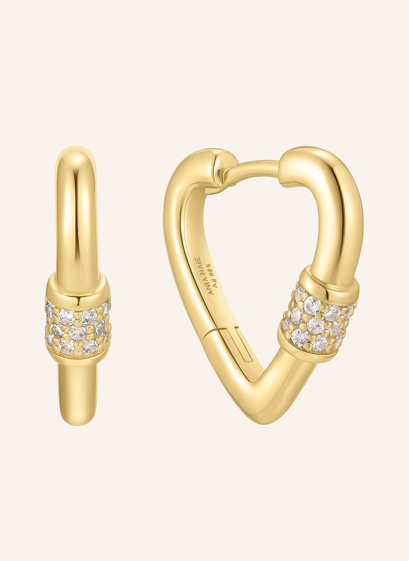 ANIA HAIE Creolen  aus  925er Sterlingsilber: GOLD