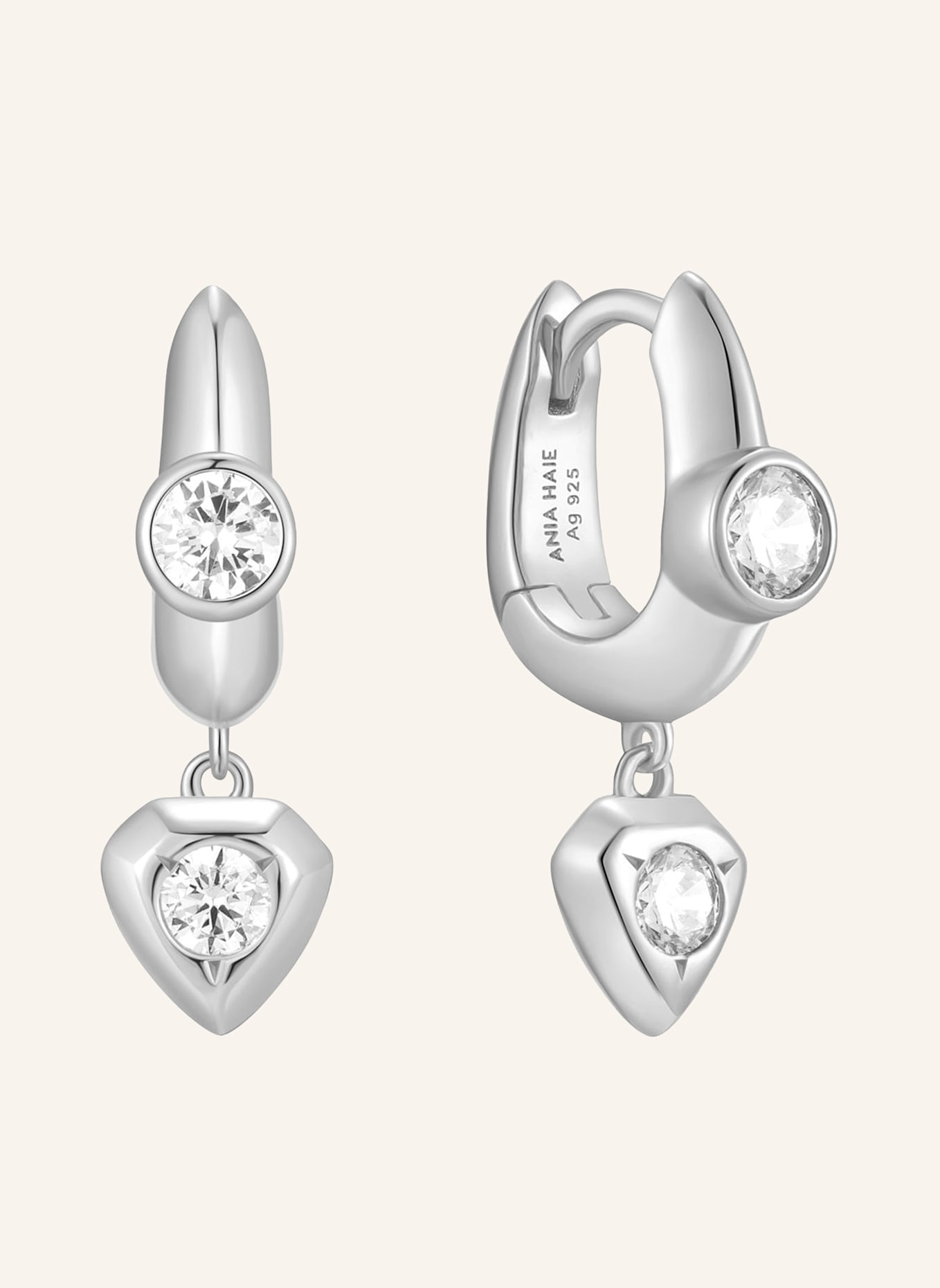 ANIA HAIE Creolen  aus  925er Sterlingsilber: SILBER