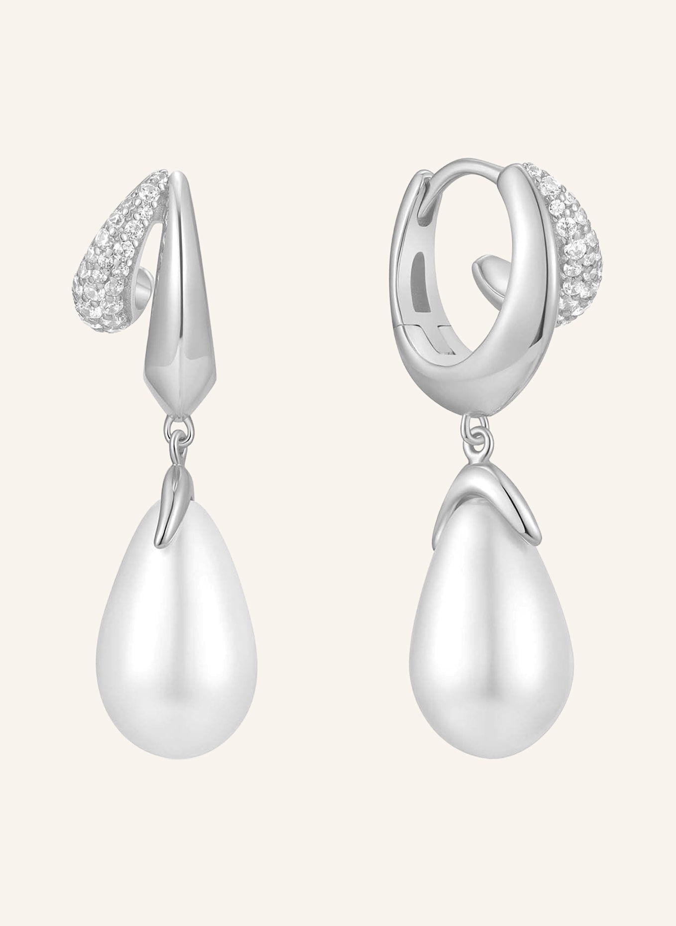 ANIA HAIE Creolen  aus  925er Sterlingsilber: SILBER