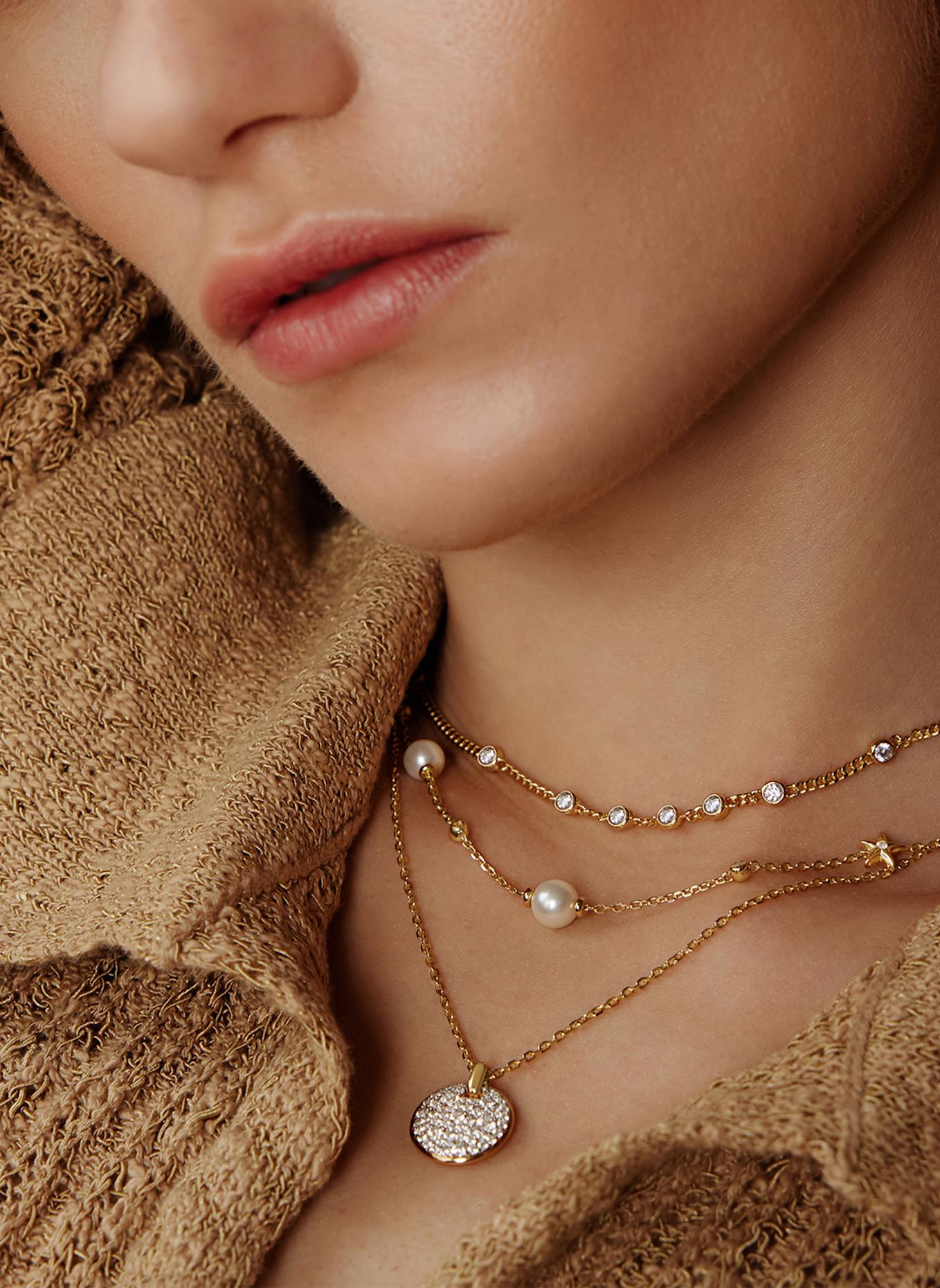 ANIA HAIE Halskette  aus  925er Sterlingsilber: GOLD