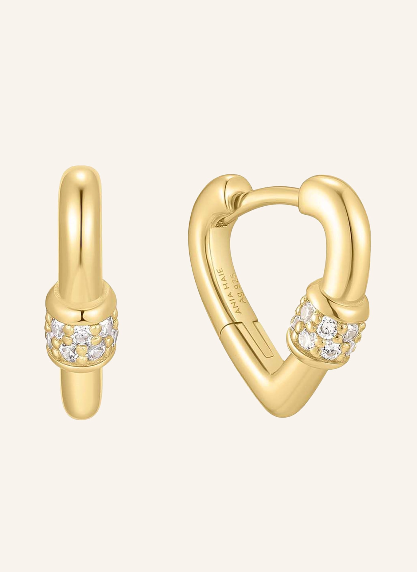 ANIA HAIE Creolen  aus  925er Sterlingsilber: GOLD