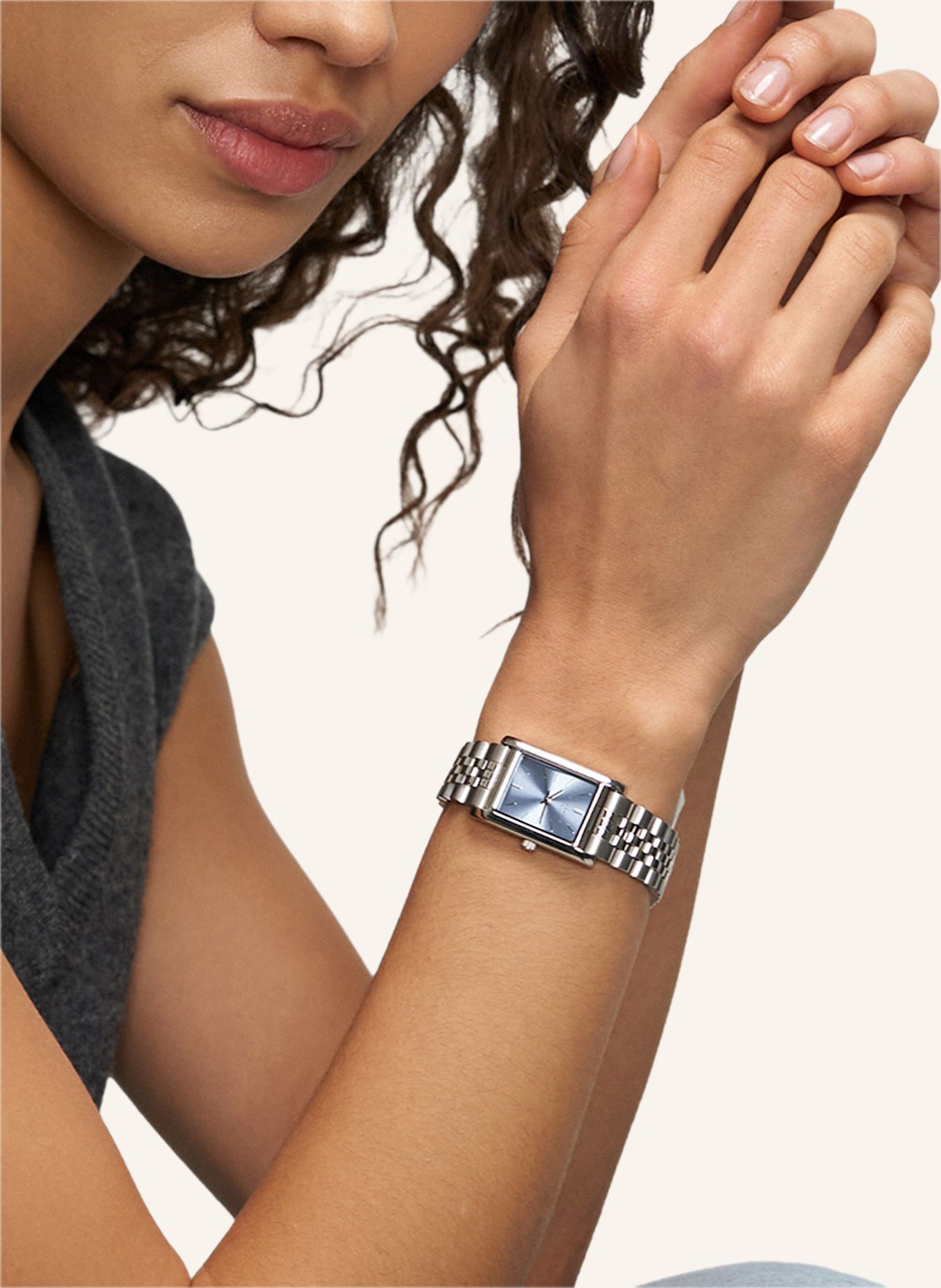LIEBESKIND Stainless steel wristwatch: SILVER
