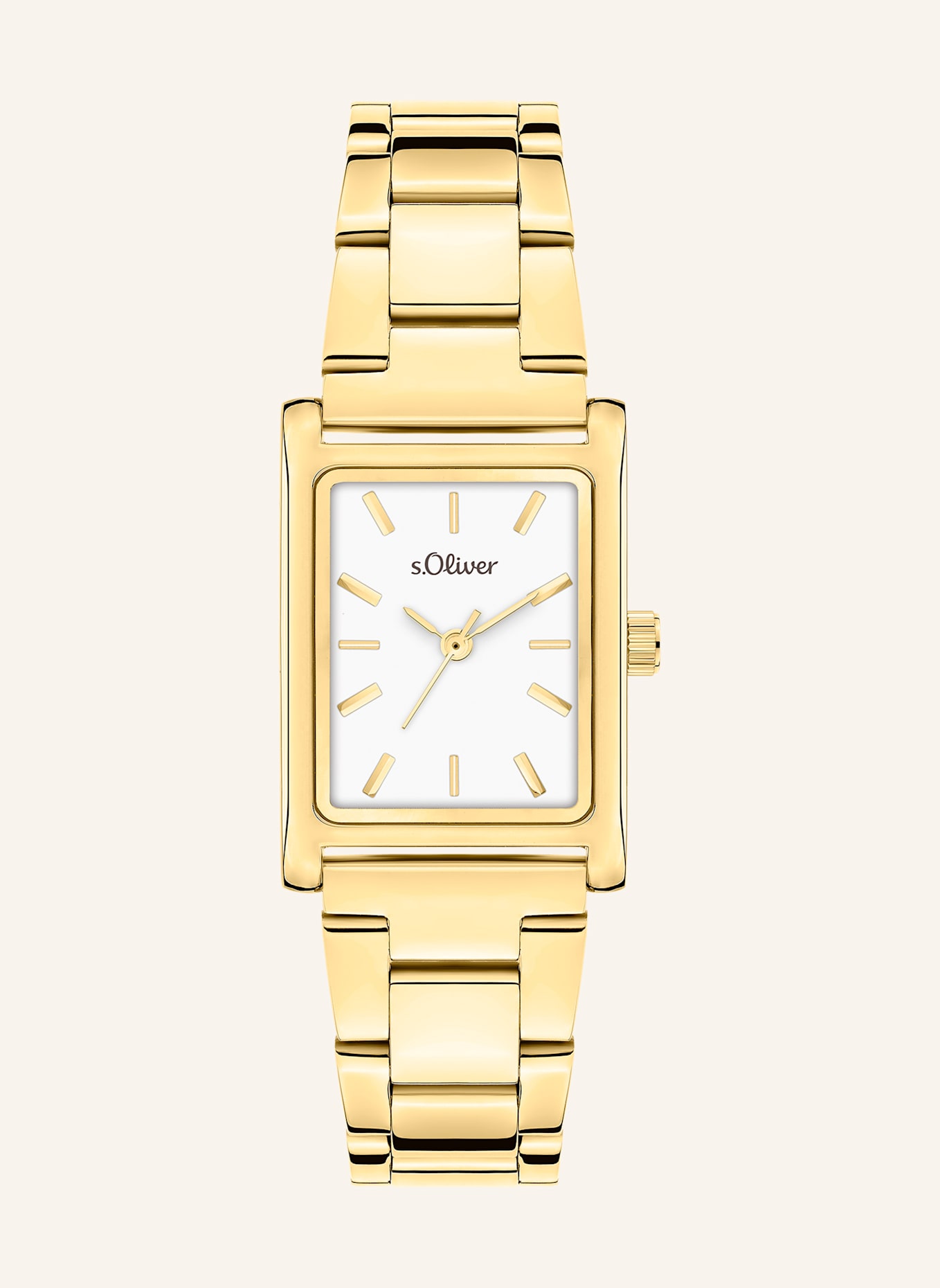 s.Oliver Armbanduhr  aus  Edelstahl: GOLD