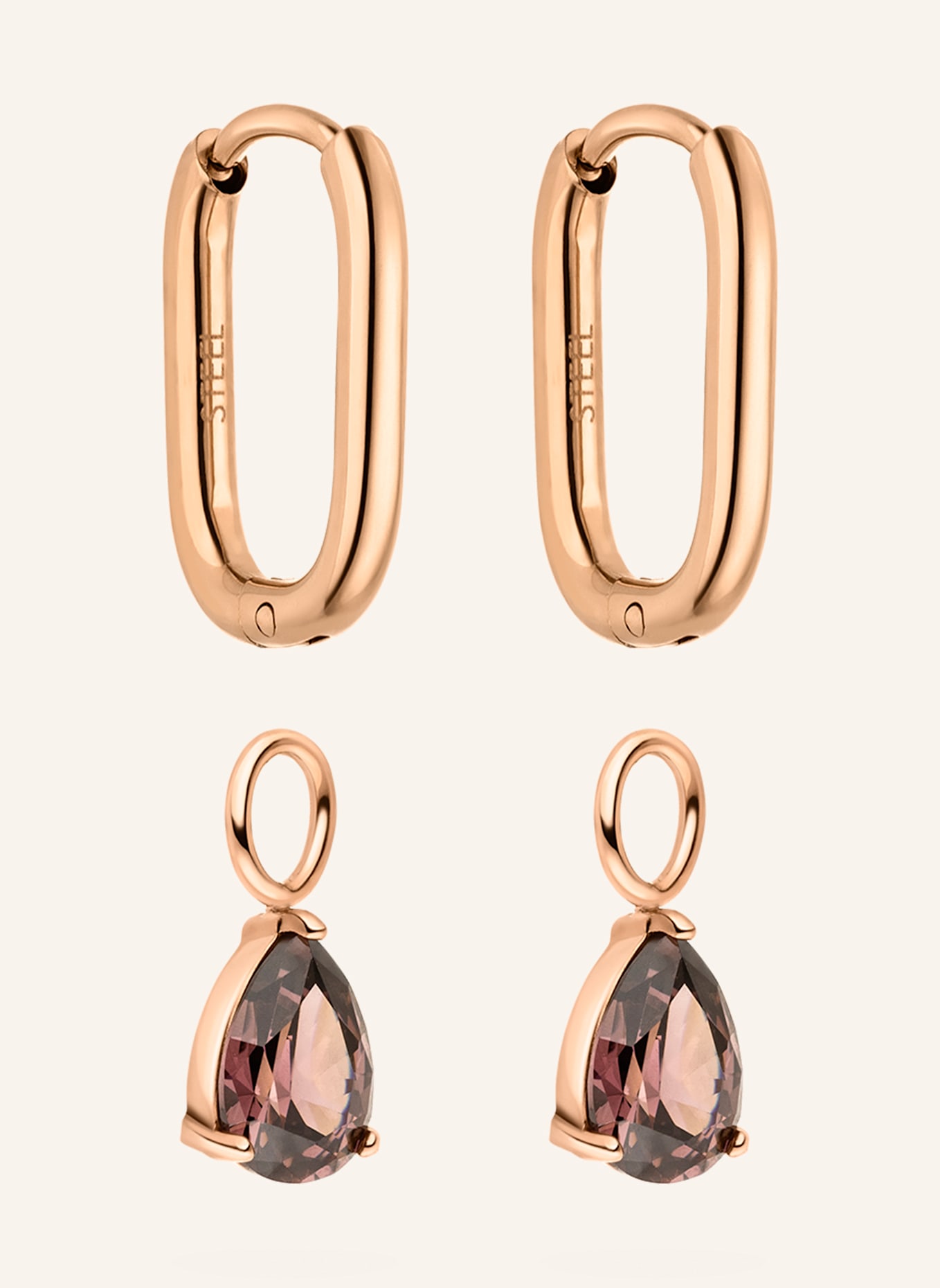 s.Oliver Creolen  aus  Edelstahl: ROSÉGOLD