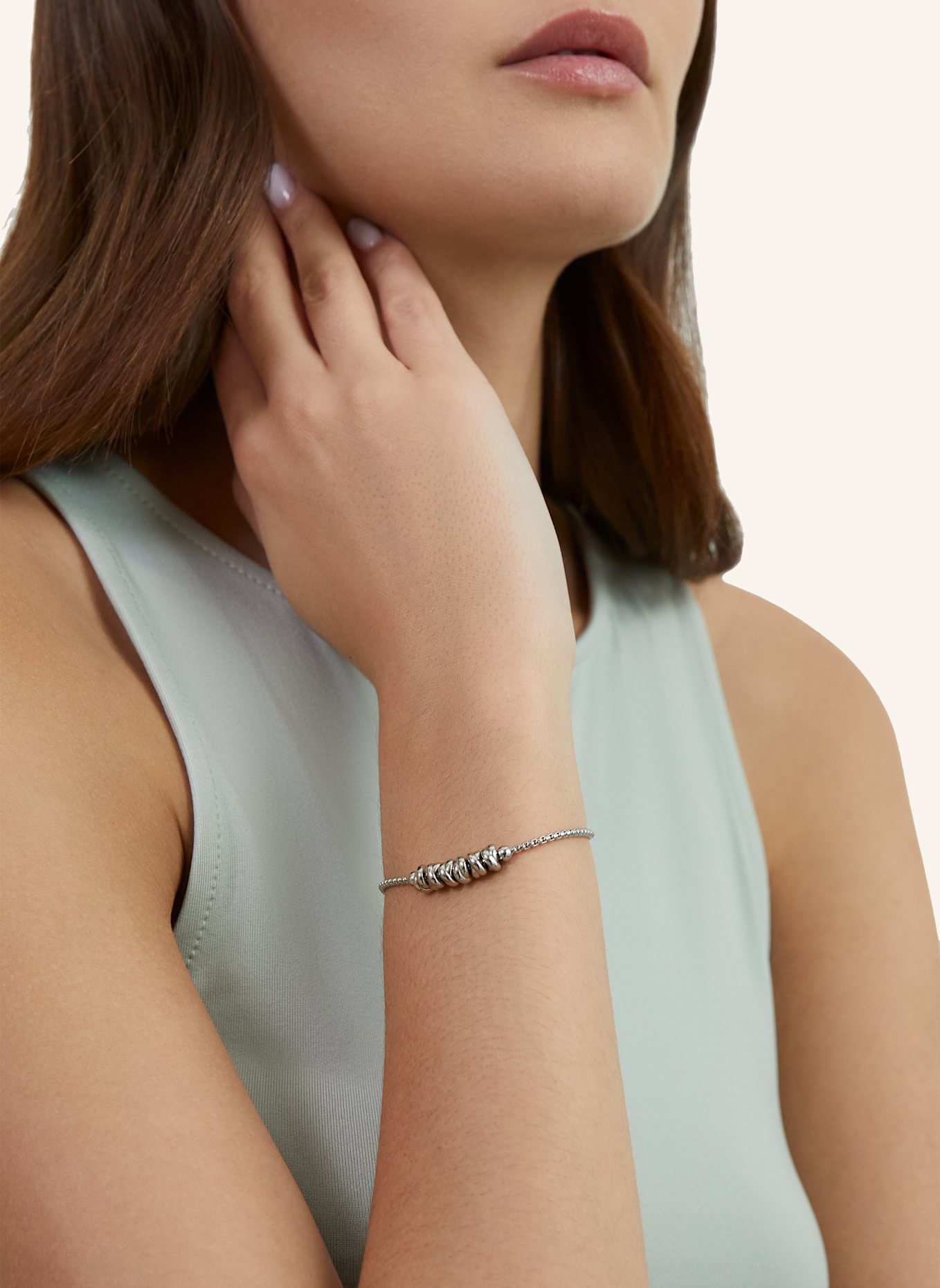 s.Oliver Armband  aus  Edelstahl: SILBER