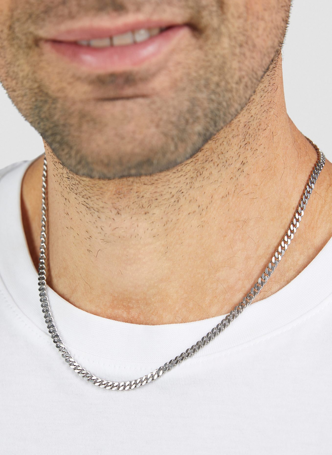 s.Oliver Halskette  aus  Edelstahl: SILBER