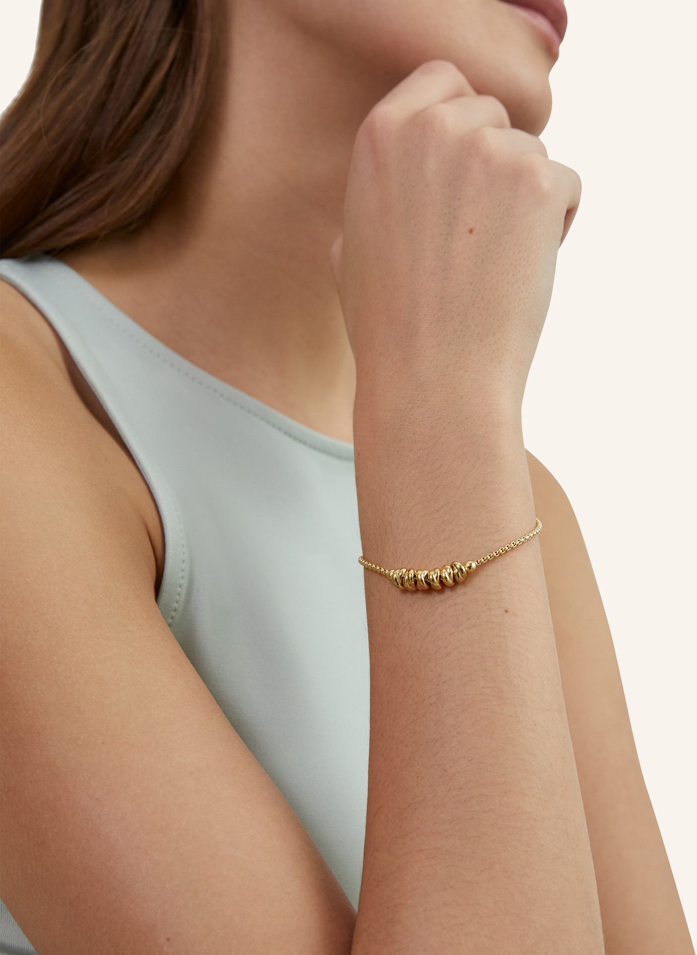 s.Oliver Armband  aus  Edelstahl: GOLD