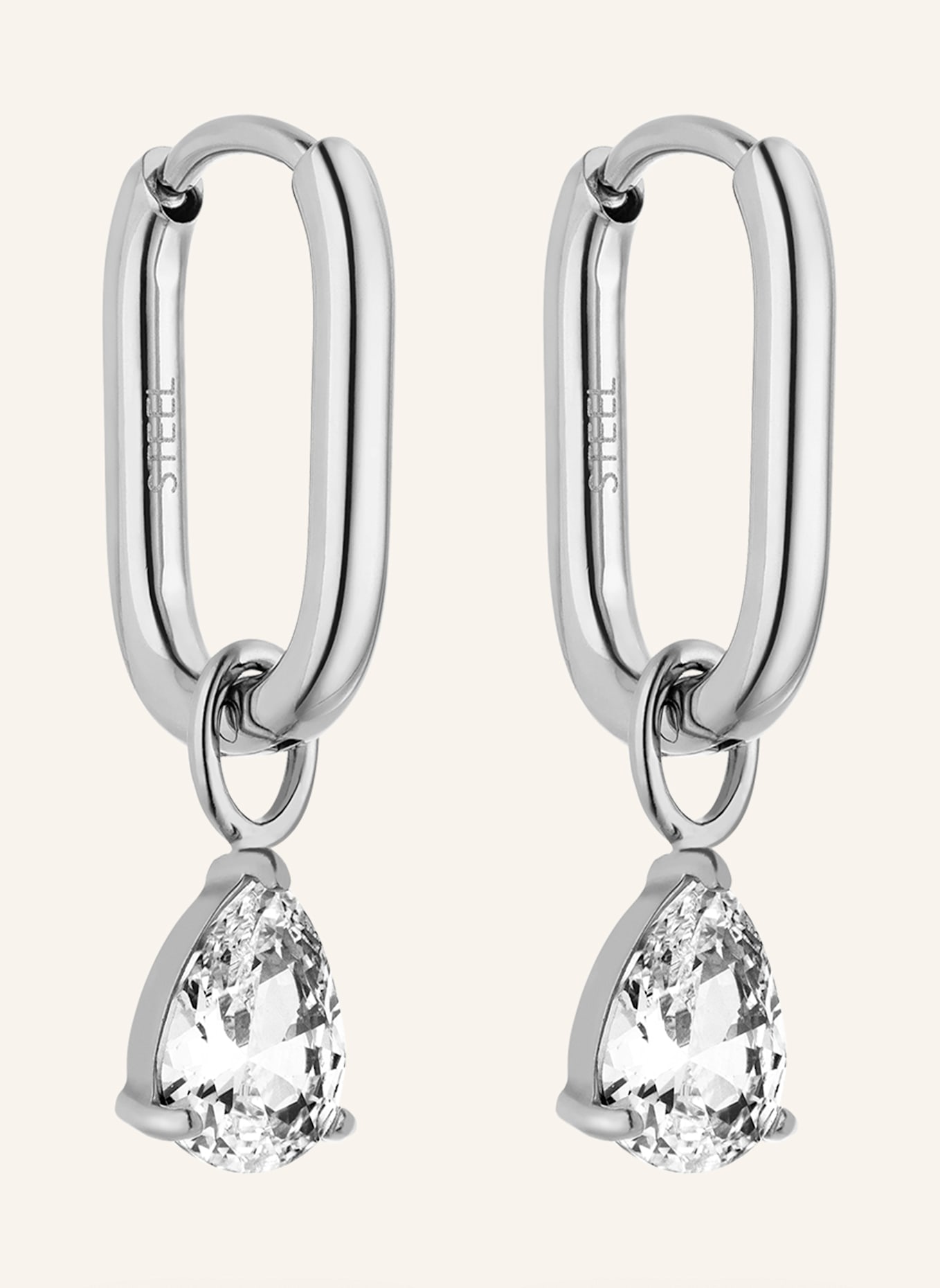 s.Oliver Creolen  aus  Edelstahl: SILBER